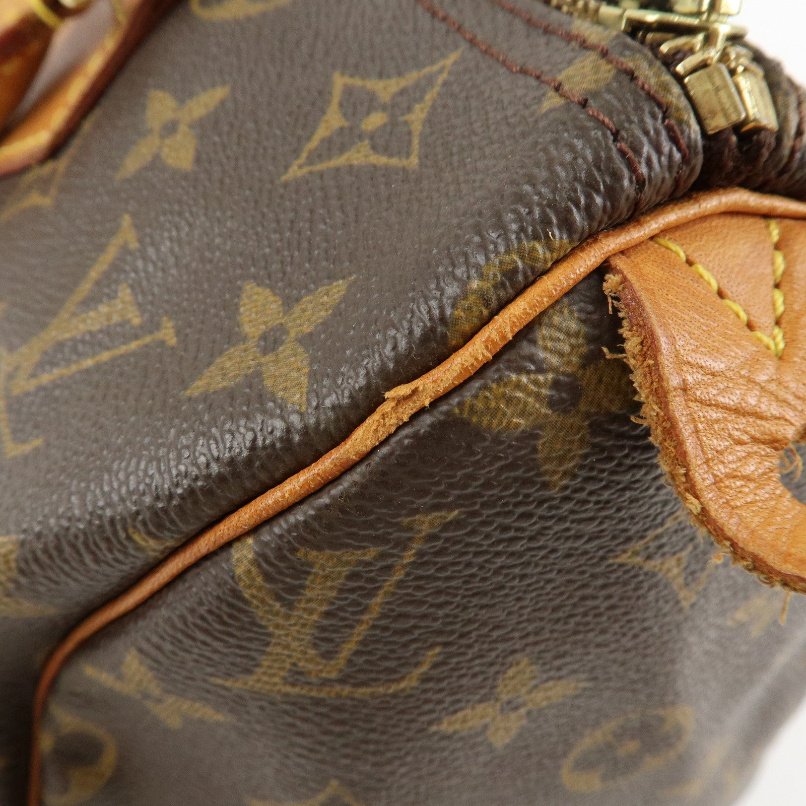 Louis Vuitton Monogram Speedy 30 Hand Bag Boston Bag M41526 Used