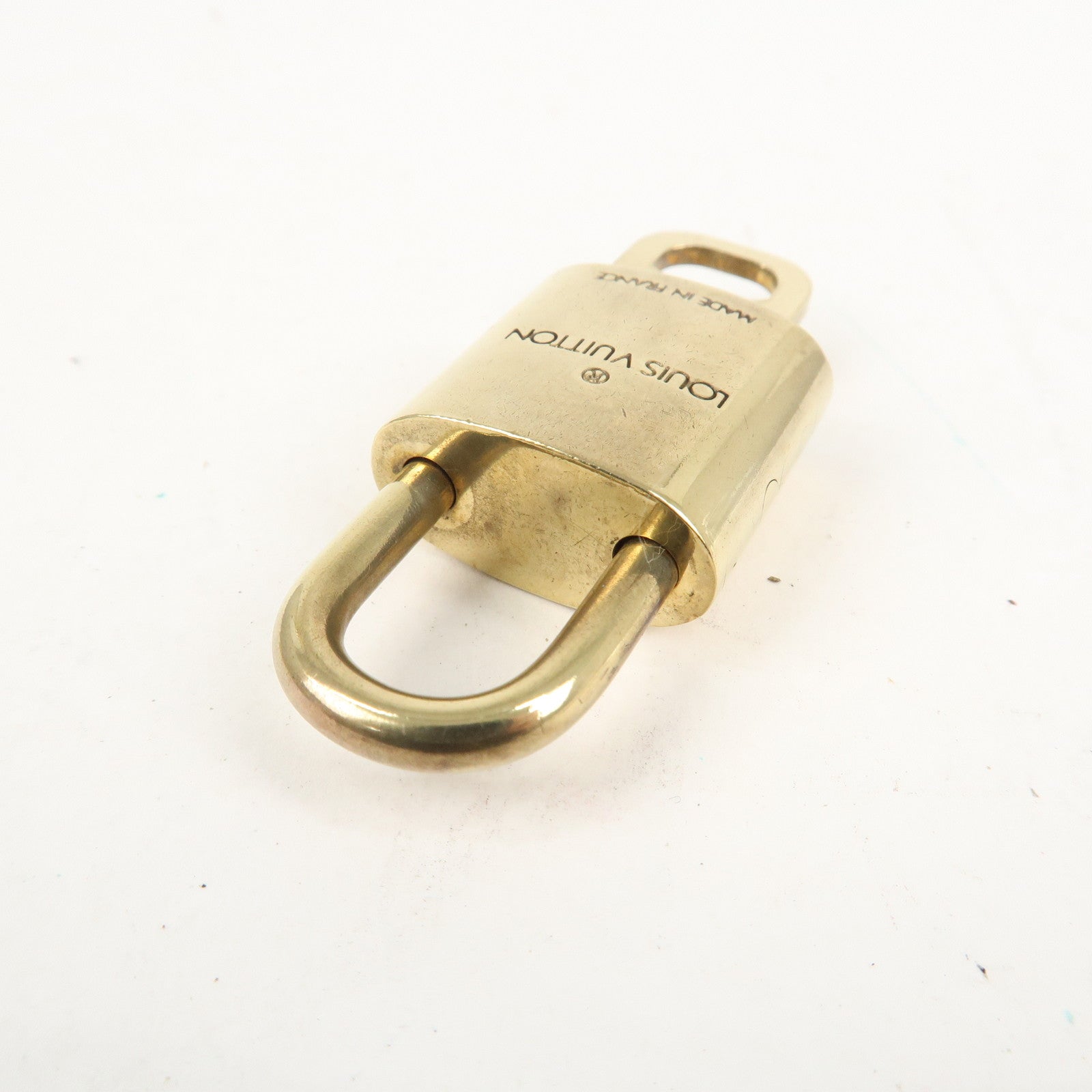 Louis Vuitton Set of 10 Lock & Key Cadena Key Lock Metal Gold Used