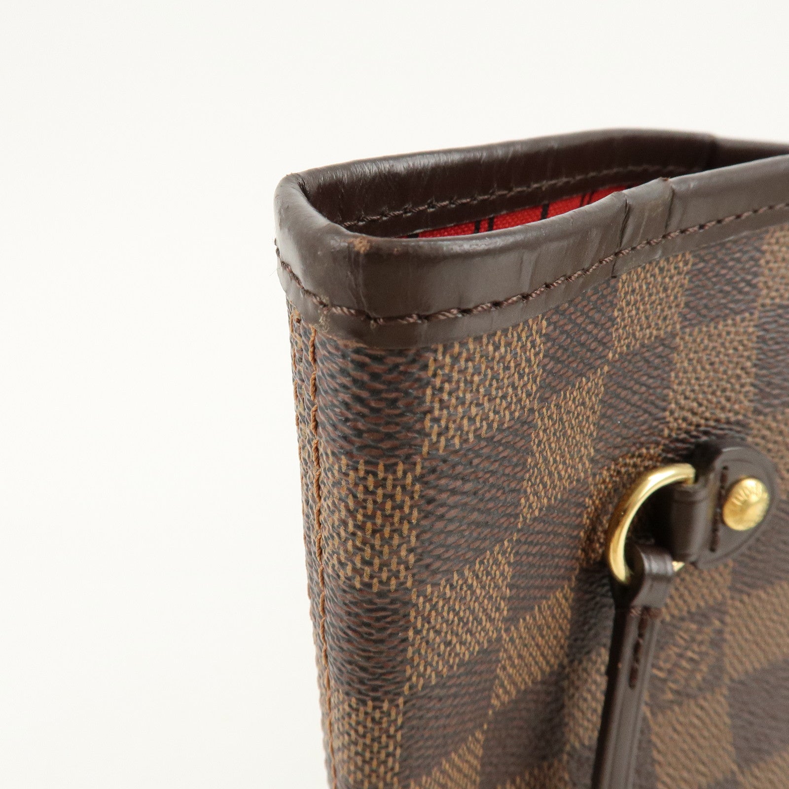 Louis Vuitton Damier Neverfull MM Tote Bag Hand Bag N51105 Used