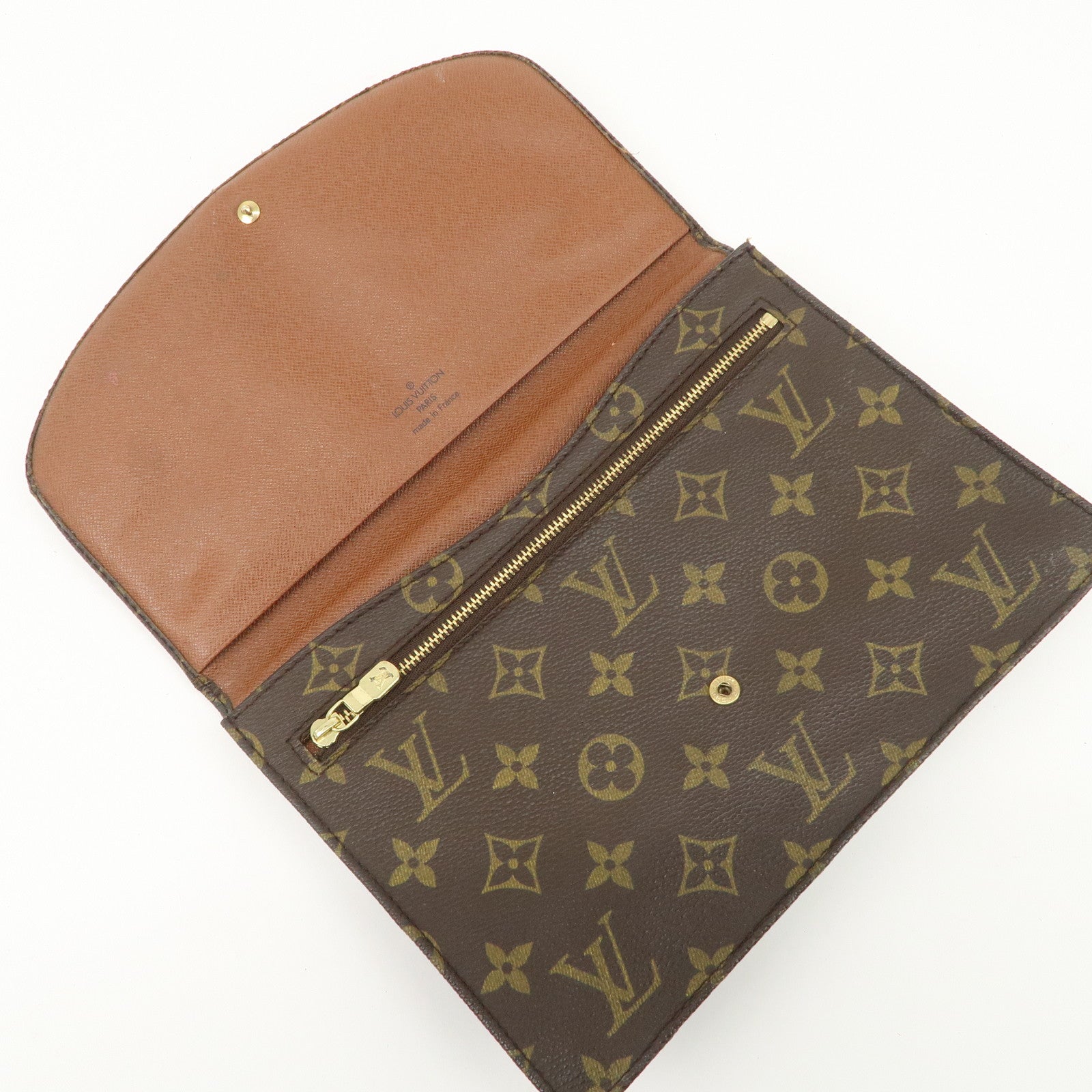 Louis Vuitton Monogram Pochette Lava 23 Clutch Bag M51940 Used