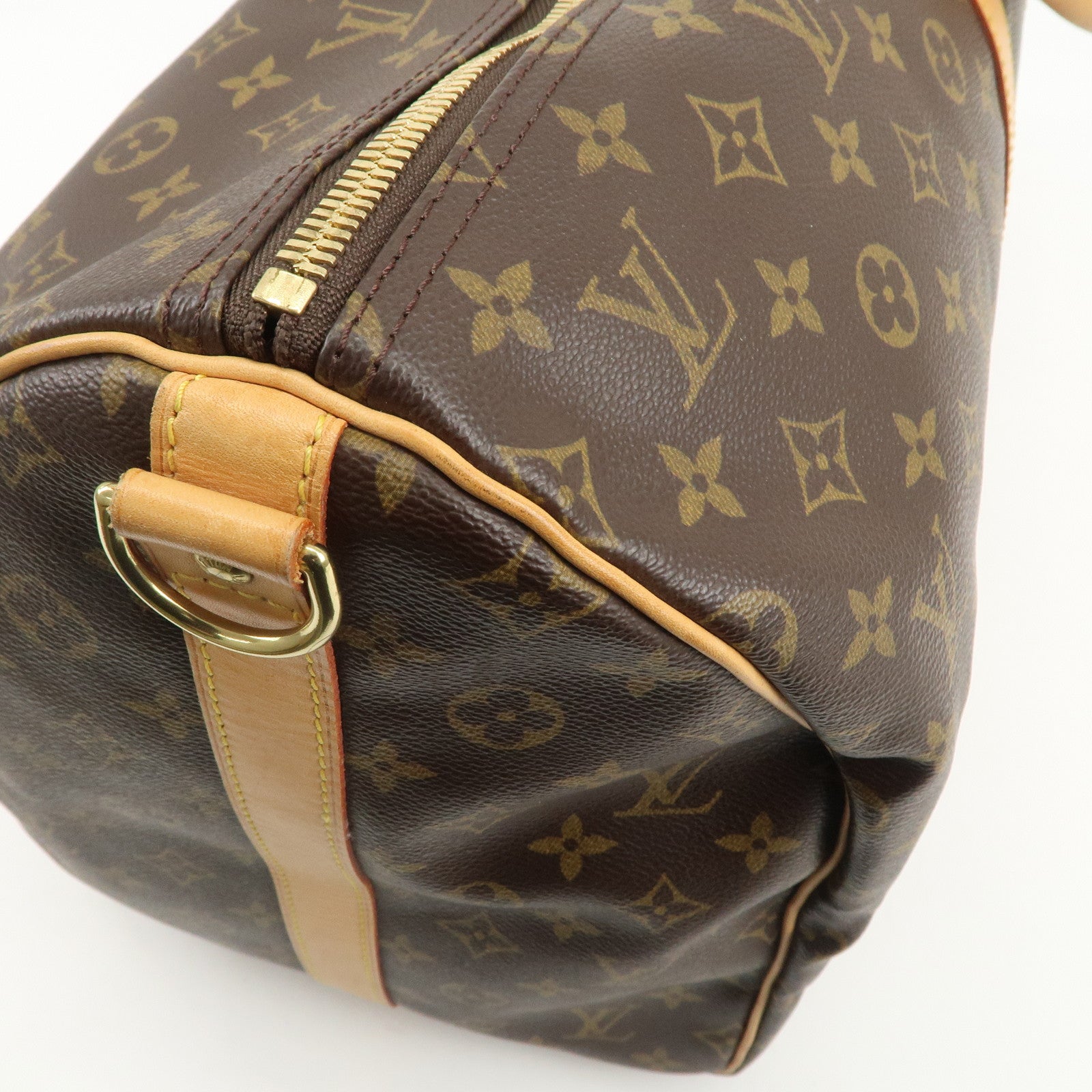 Louis Vuitton Monogram Keep All Bandouliere 55 Boston Bag M41414