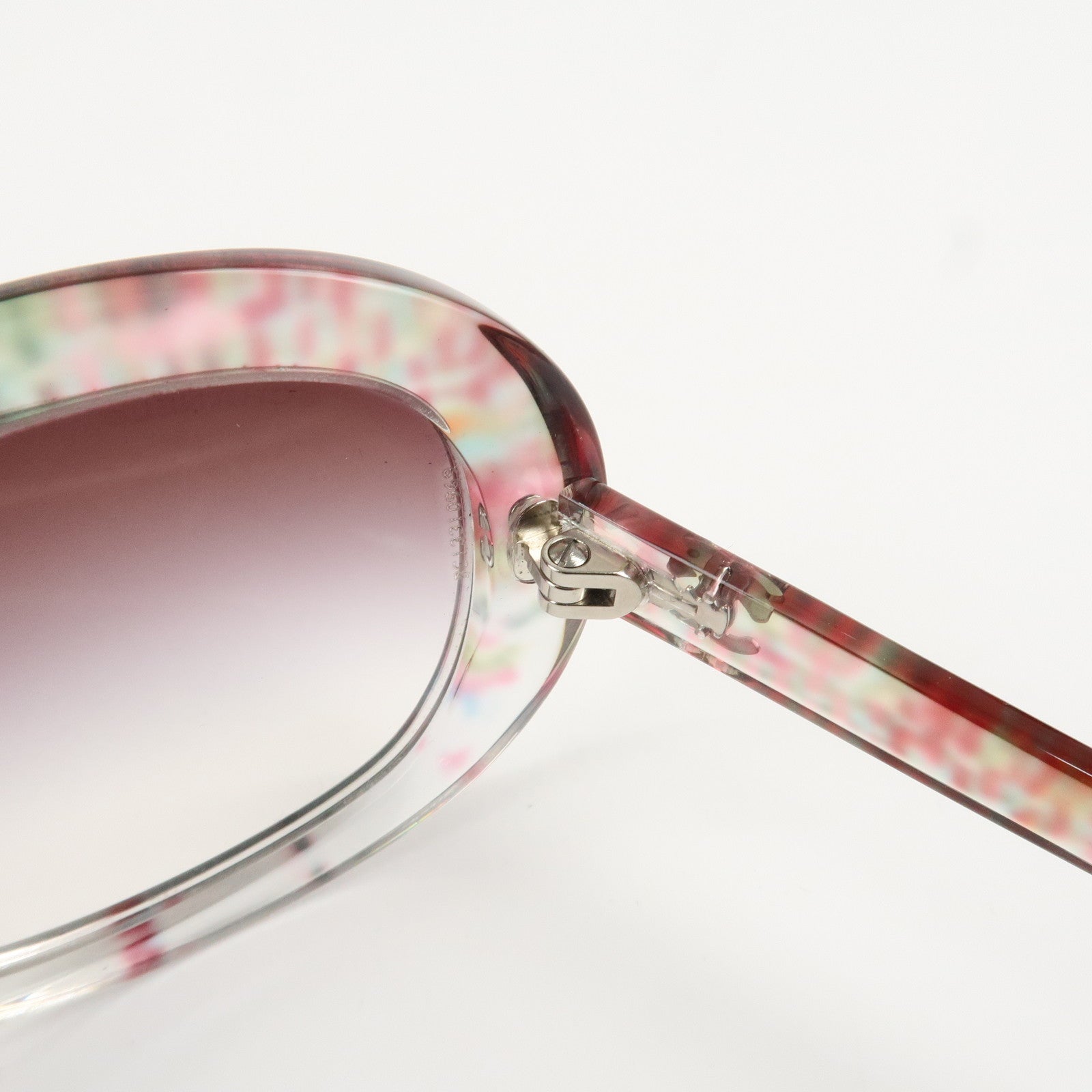 CHANEL COCO Mark Plastic Sunglasses 57□17 Multicolor 5219-A Used