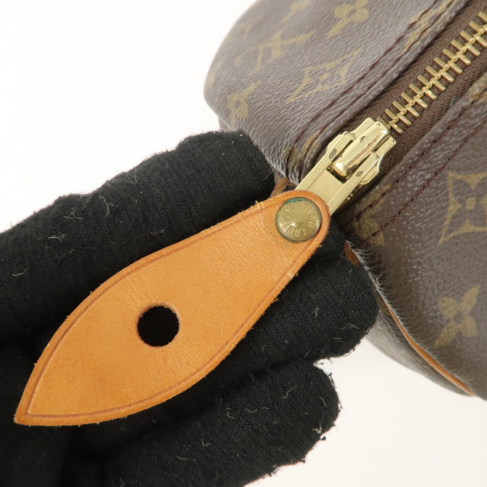 Louis Vuitton Monogram Speedy 30 Hand Bag Boston Bag M41526 Used