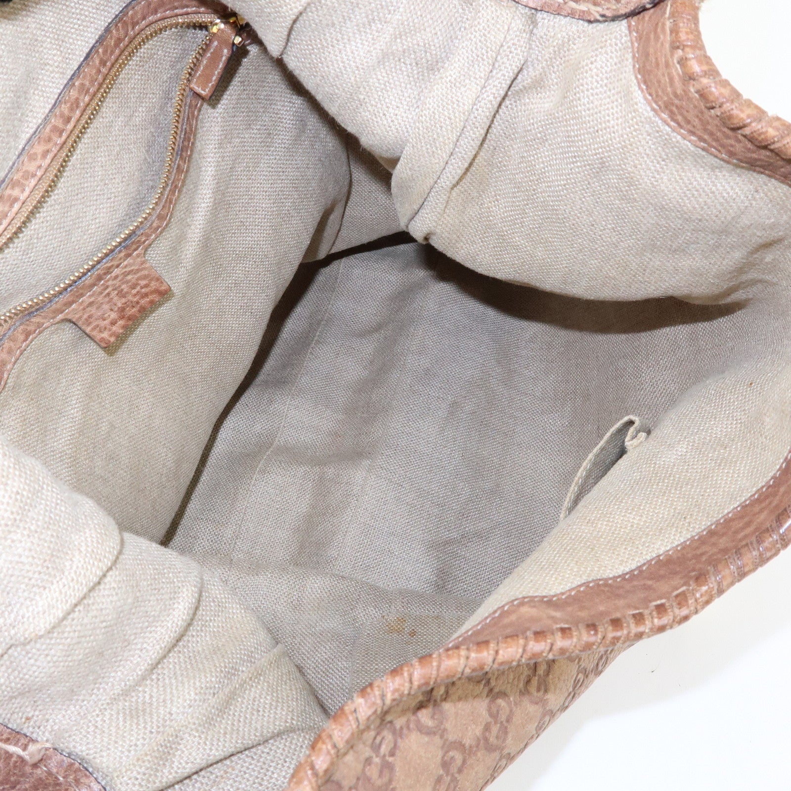 GUCCI Bamboo New Jackie Guccissima Leather Shoulder Bag 218491