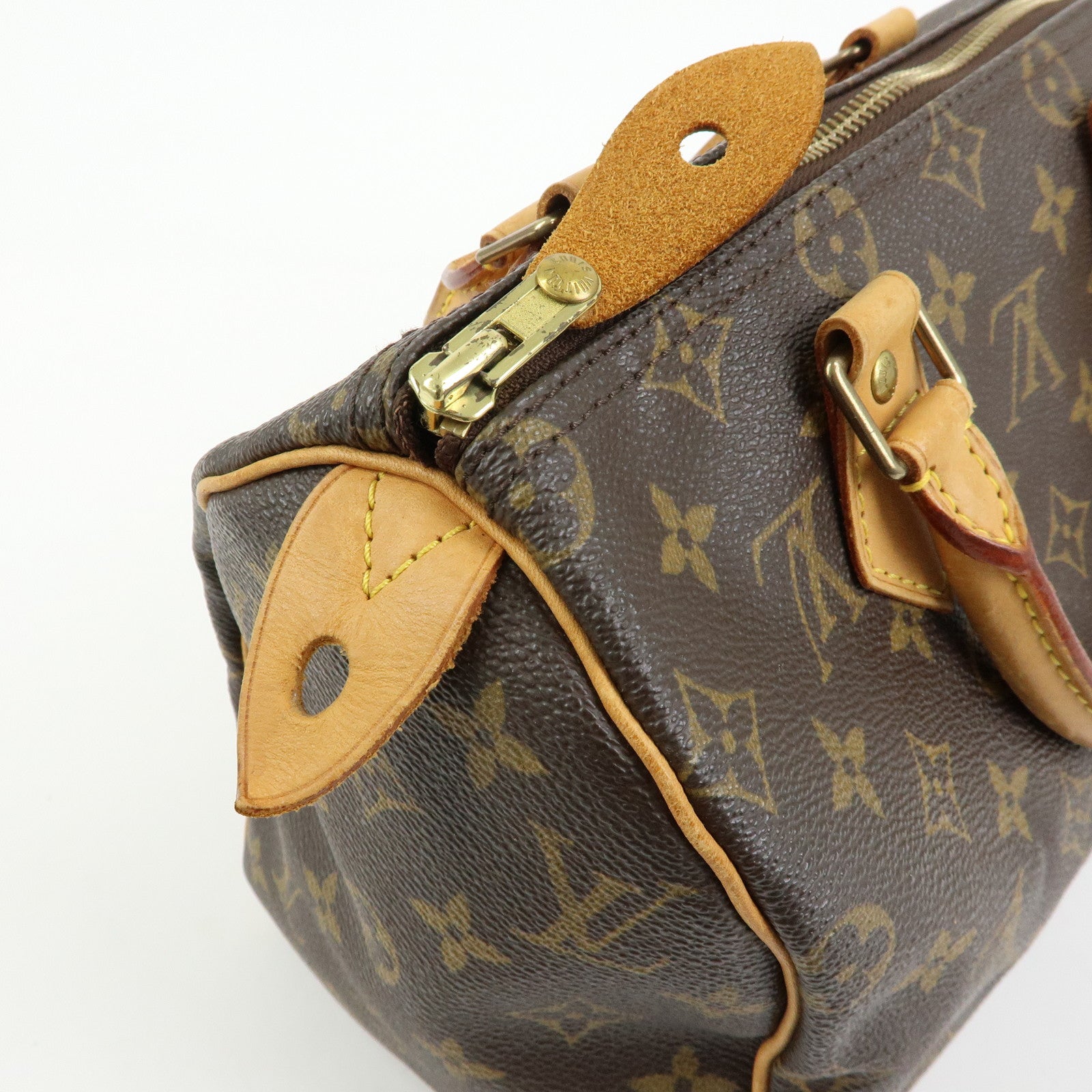Louis Vuitton Monogram Speedy 25 Boston Bag Hand Bag Brown M41528