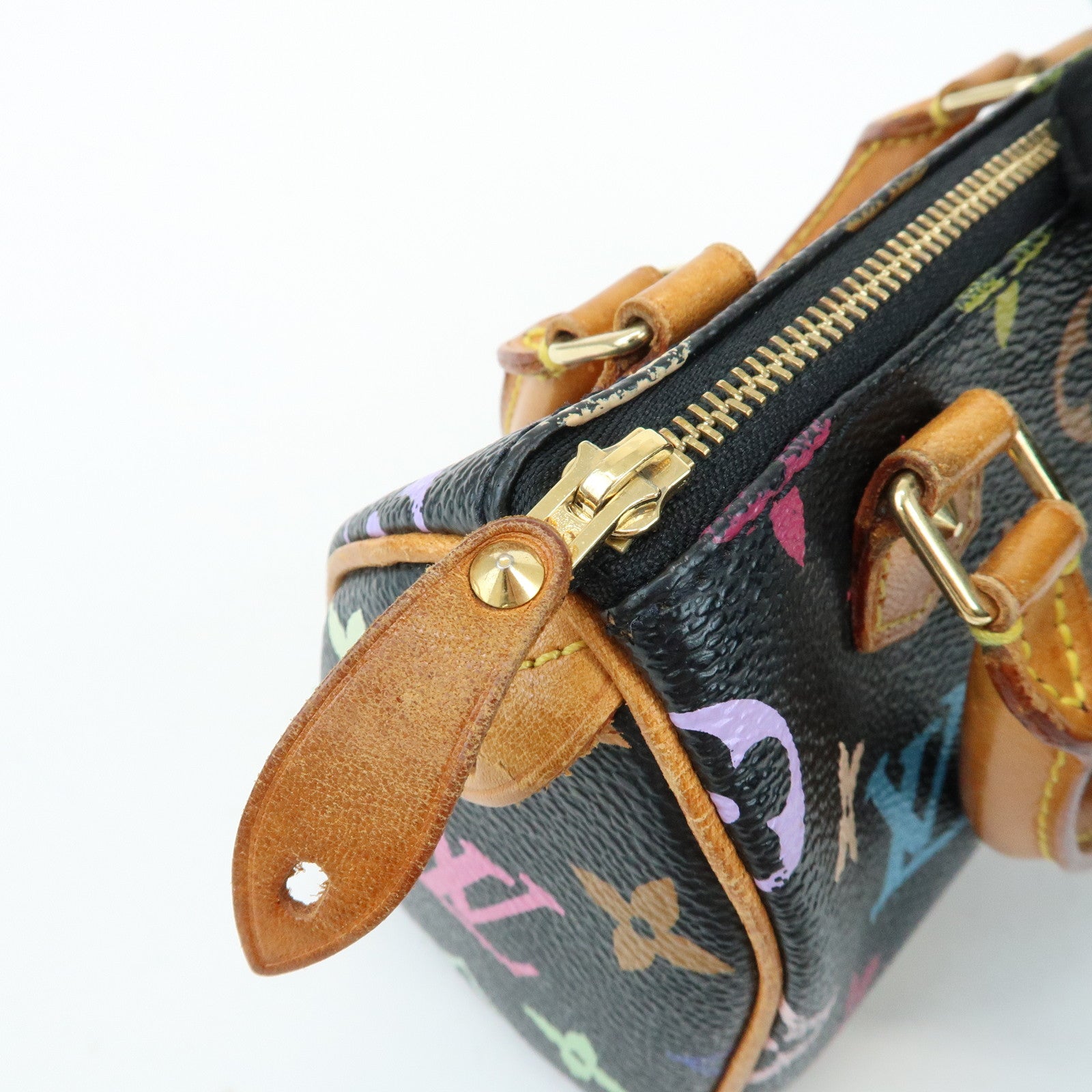 Louis Vuitton Monogram Multicolor Mini Speedy Mini Bag Noir M92644