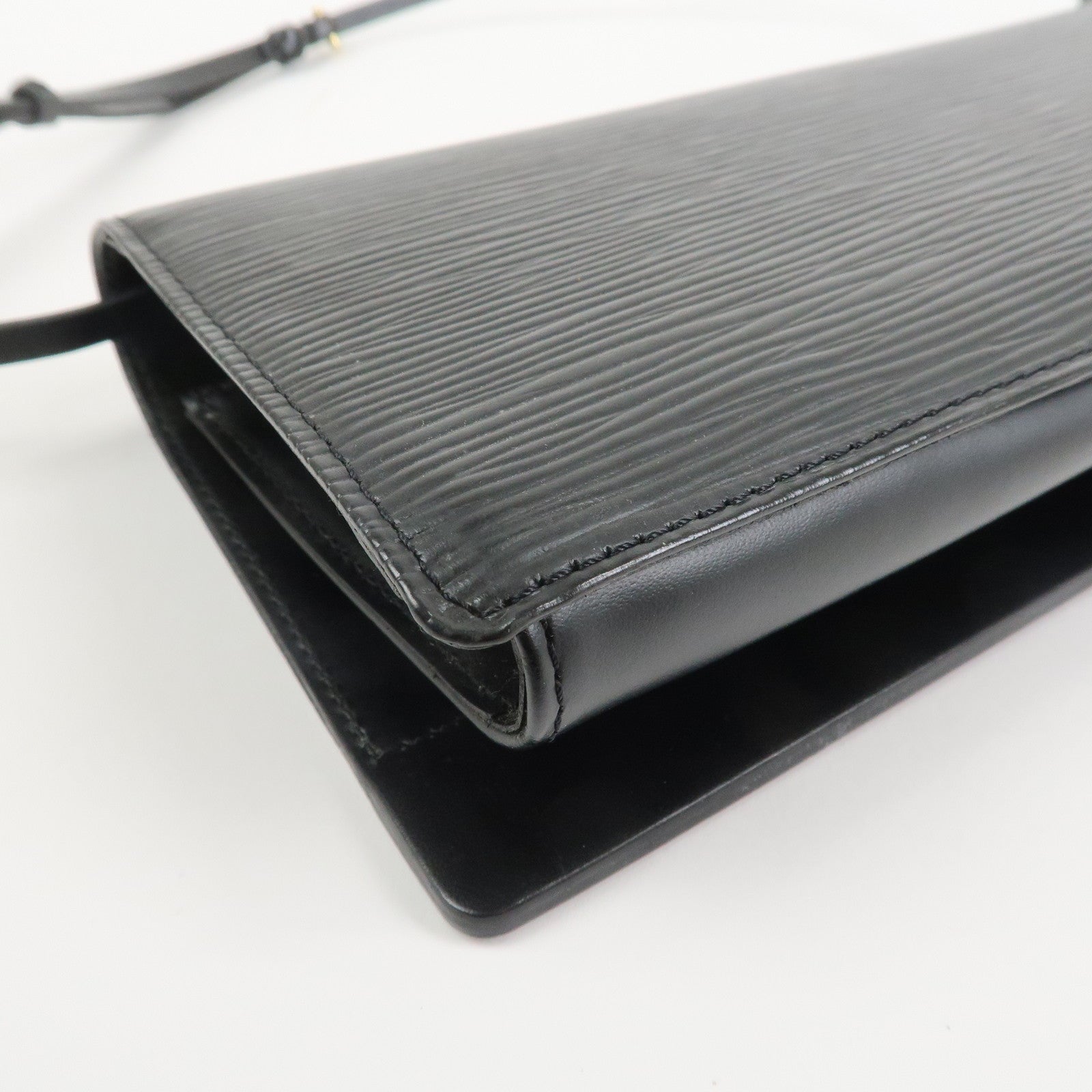 Louis Vuitton Epi Honfleur Shoulder Bag Hand Bag Noir Black M52732