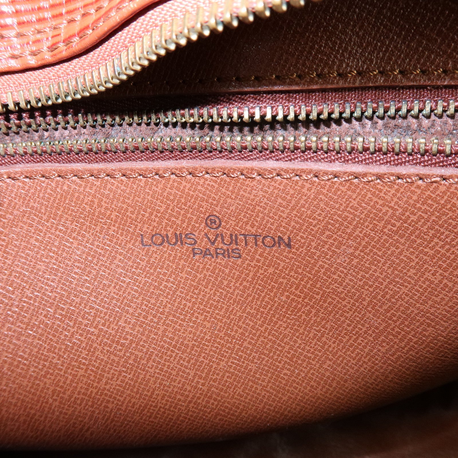 Louis Vuitton Epi Jeune Fille Shoulder Bag Kenya Brown M52153