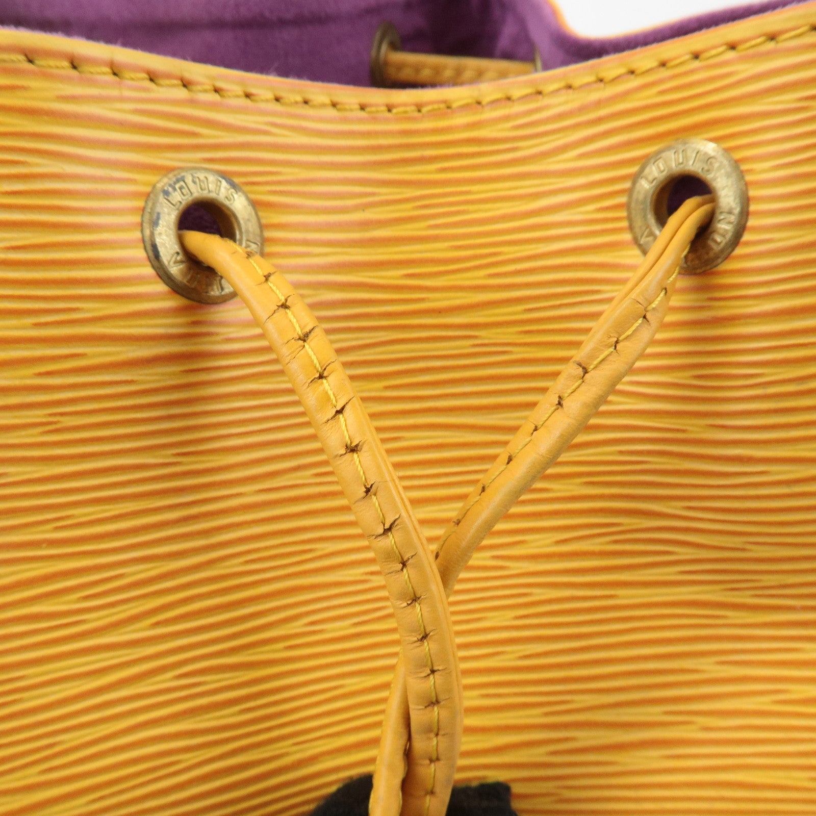 Louis Vuitton Epi Leather Noe Shoulder Bag Tassili Yellow M44009 Used