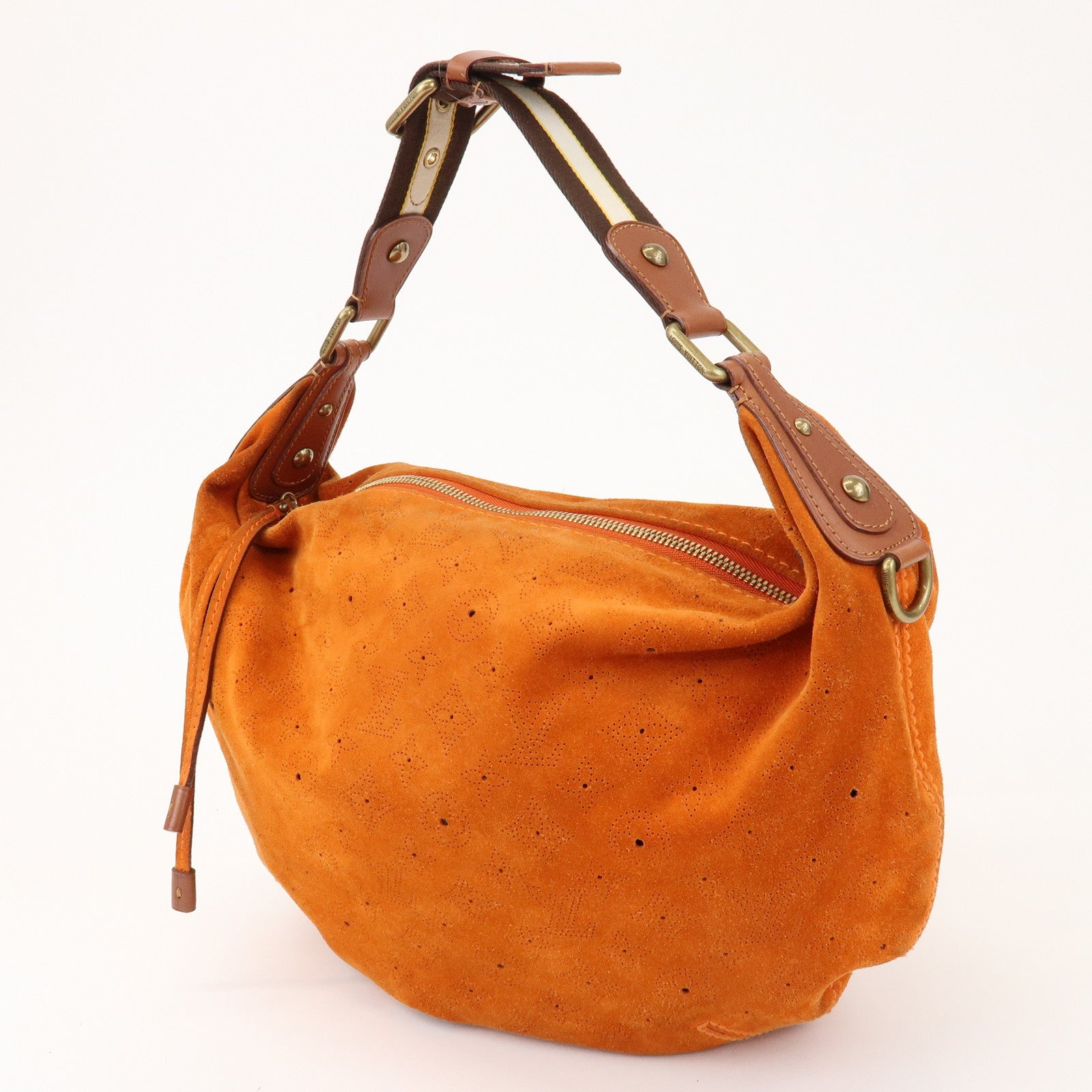Louis Vuitton Monogram Mahina Onata GM Shoulder Bag Orange M95119