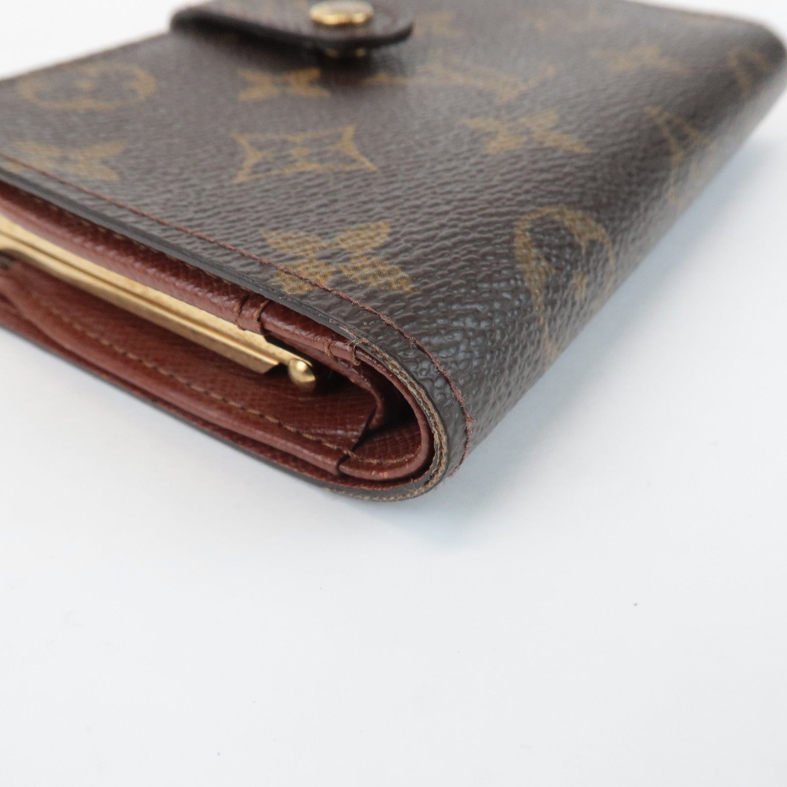 Louis Vuitton Monogram Porte Monnaie Billets Viennois Wallet M61663 Used