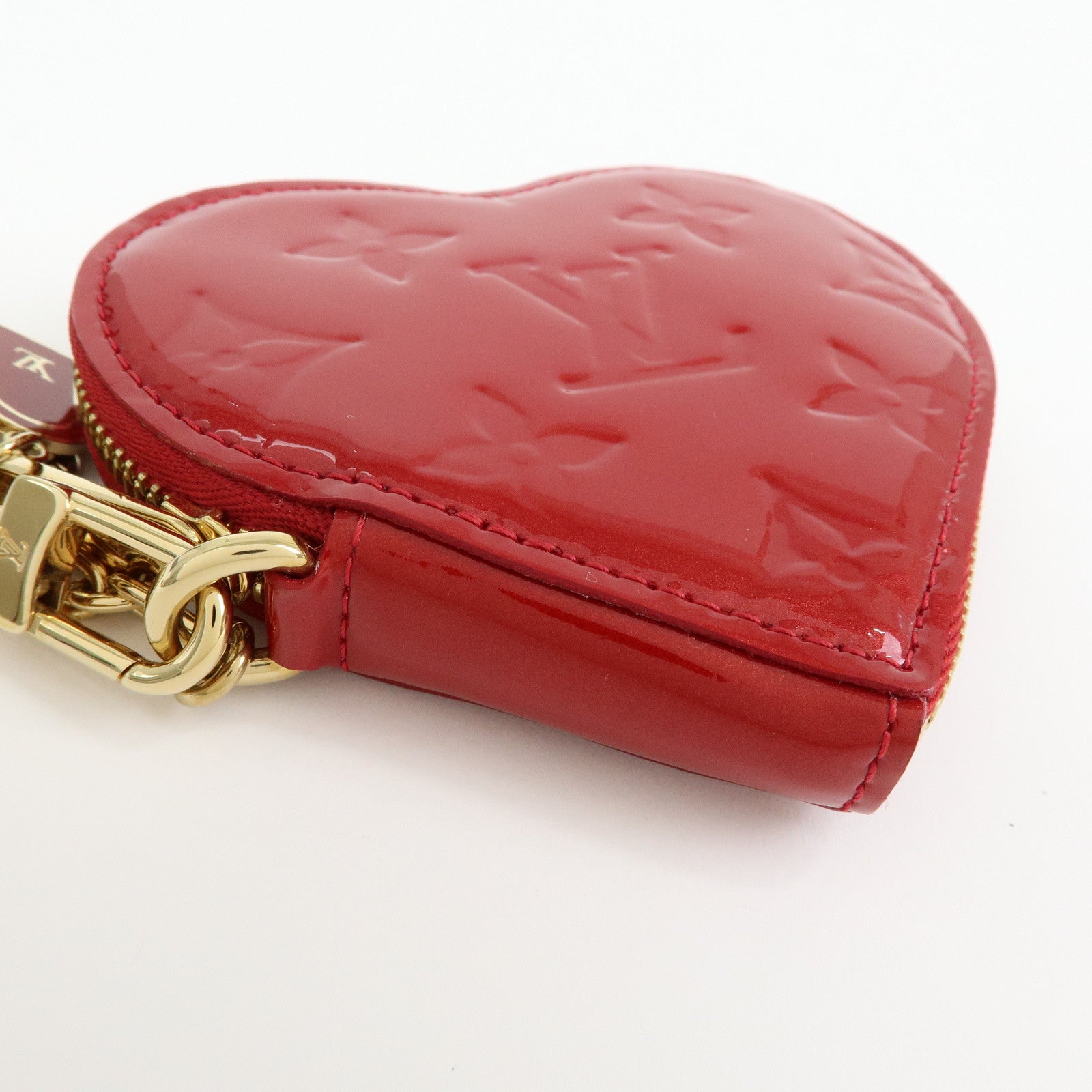 Louis Vuitton Monogram Vernis Porte Monnaie Coeur Coin Case M93562