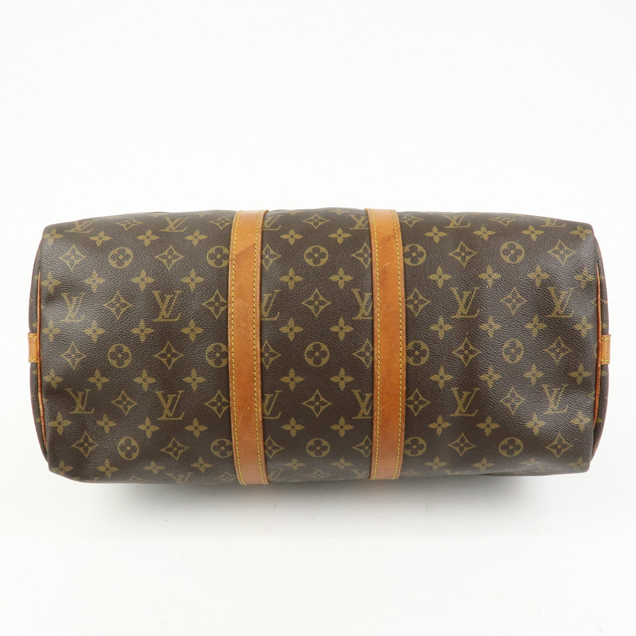 Louis Vuitton Monogram Keep All Bandouliere 45 Boston Bag M41418