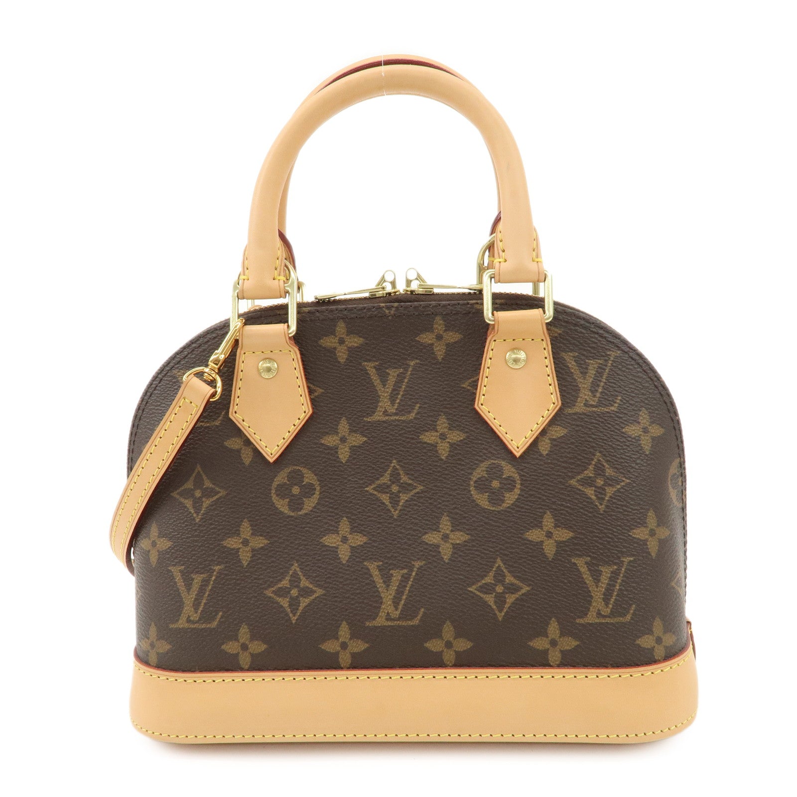 Louis Vuitton Monogram Alma BB 2Way Hand Bag Shoulder Bag M53152 Used