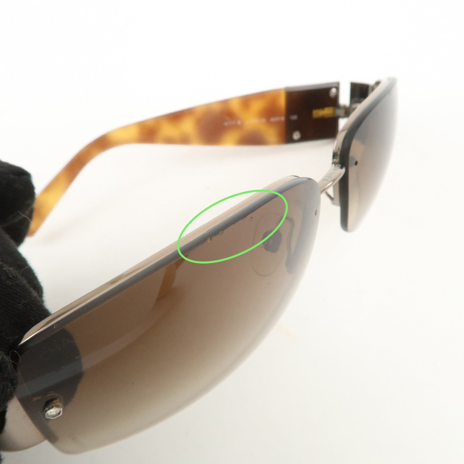 CHANEL Plastic Sunglasses 4117-B c.275/13 62□16 125 Brown