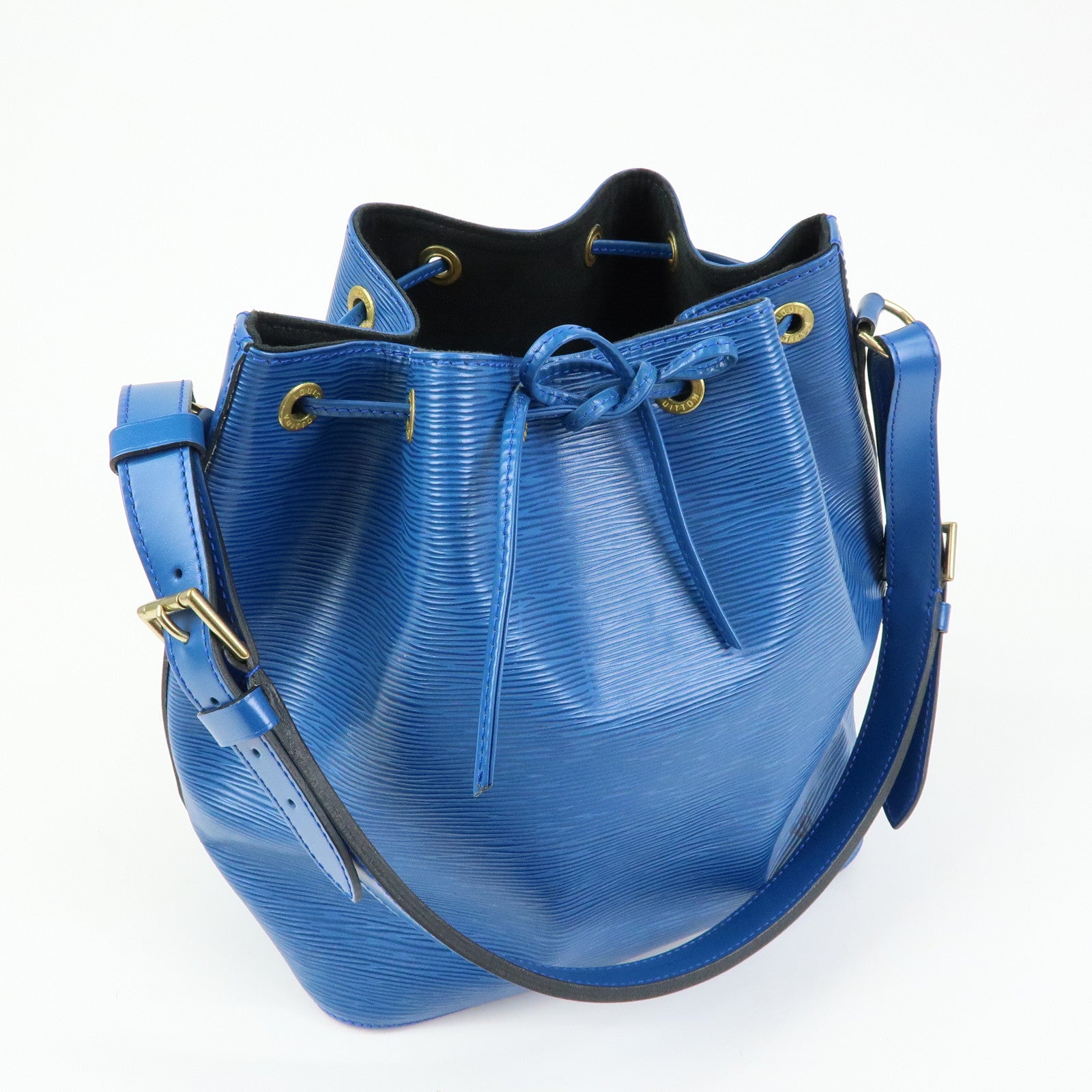 Louis Vuitton Epi Petit Noe Shoulder Hand Bag Toledo Blue M44105