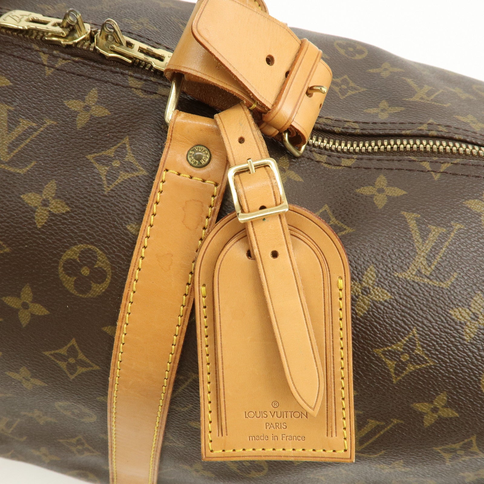 Louis Vuitton Monogram Keep All 55 Boston Bag Brown M41424