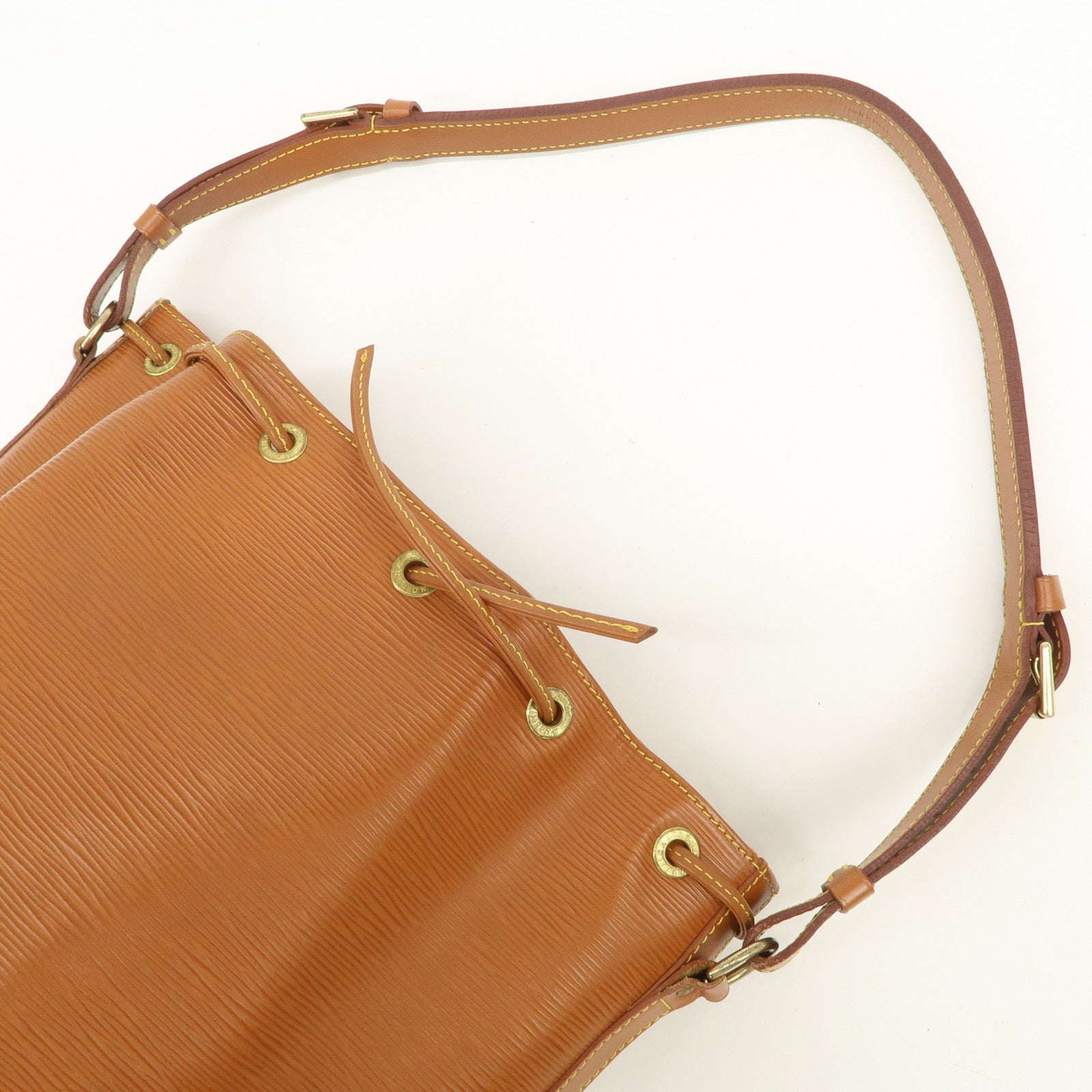 Louis Vuitton Epi Leather Petit Noe Shoulder Bag Zipang Gold M44108