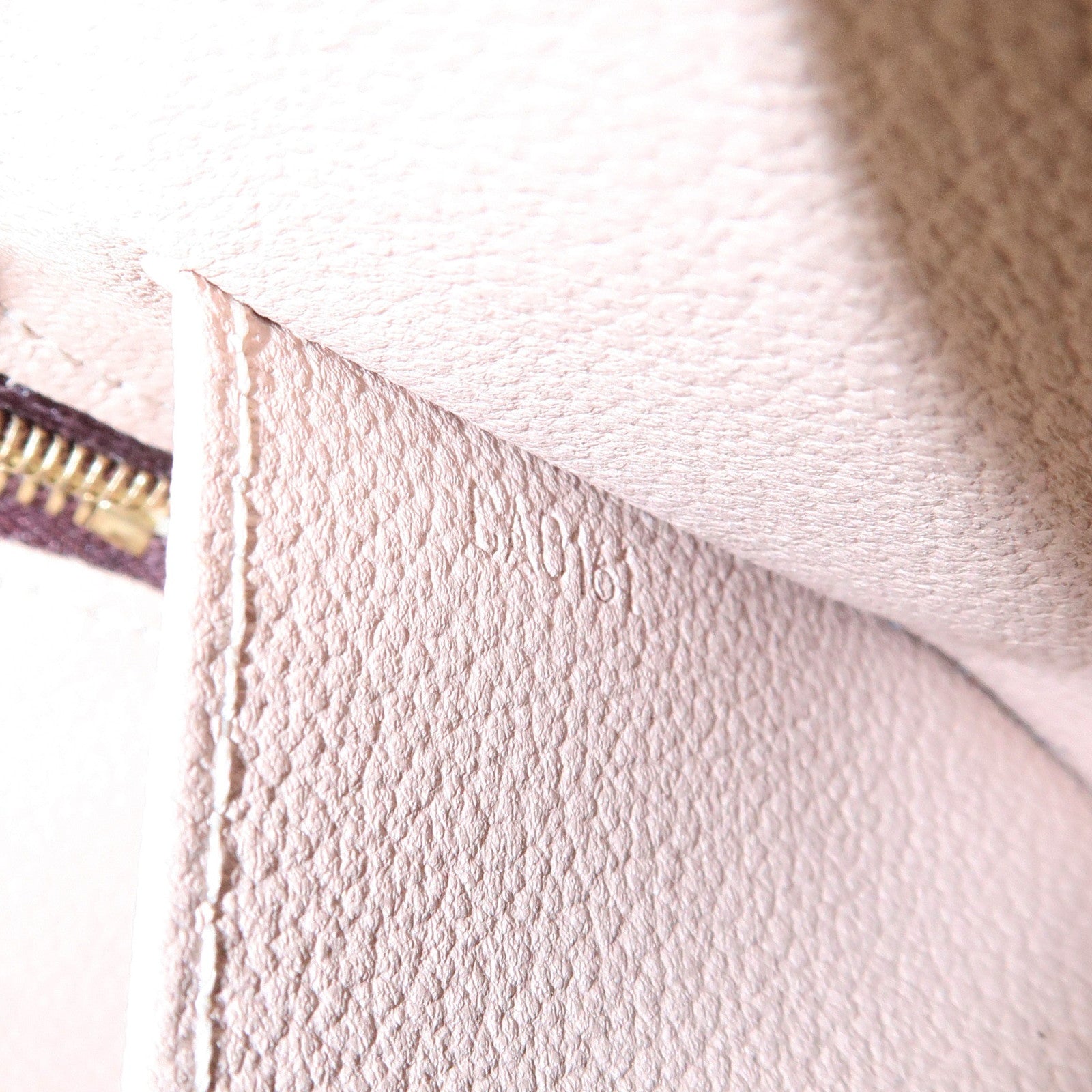 Louis Vuitton Monogram Idylle Pochette Cosmetic Pouch Sepia M40377