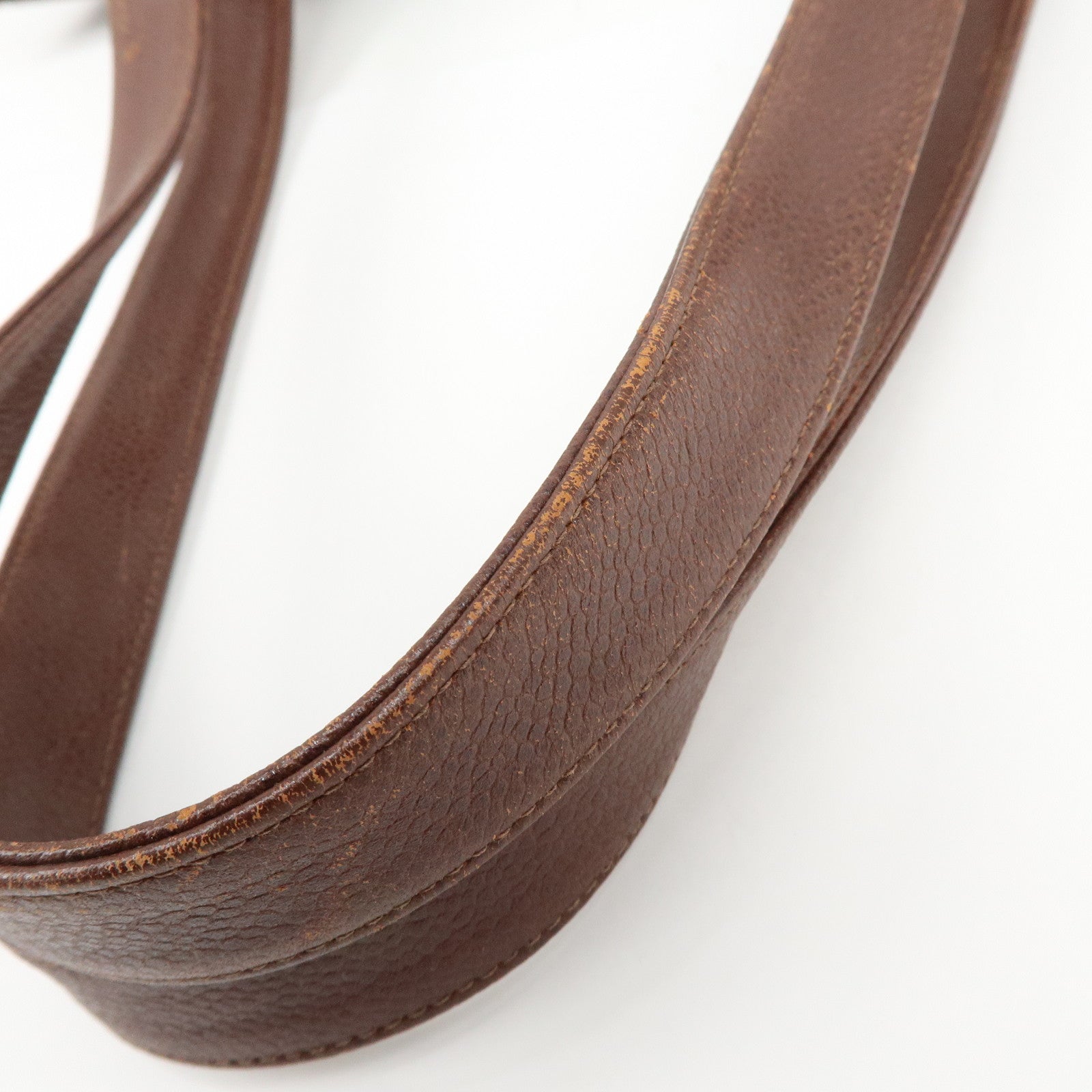 CHANEL COCO Mark Caviarskin Tote Bag Shoulder Bag Brown