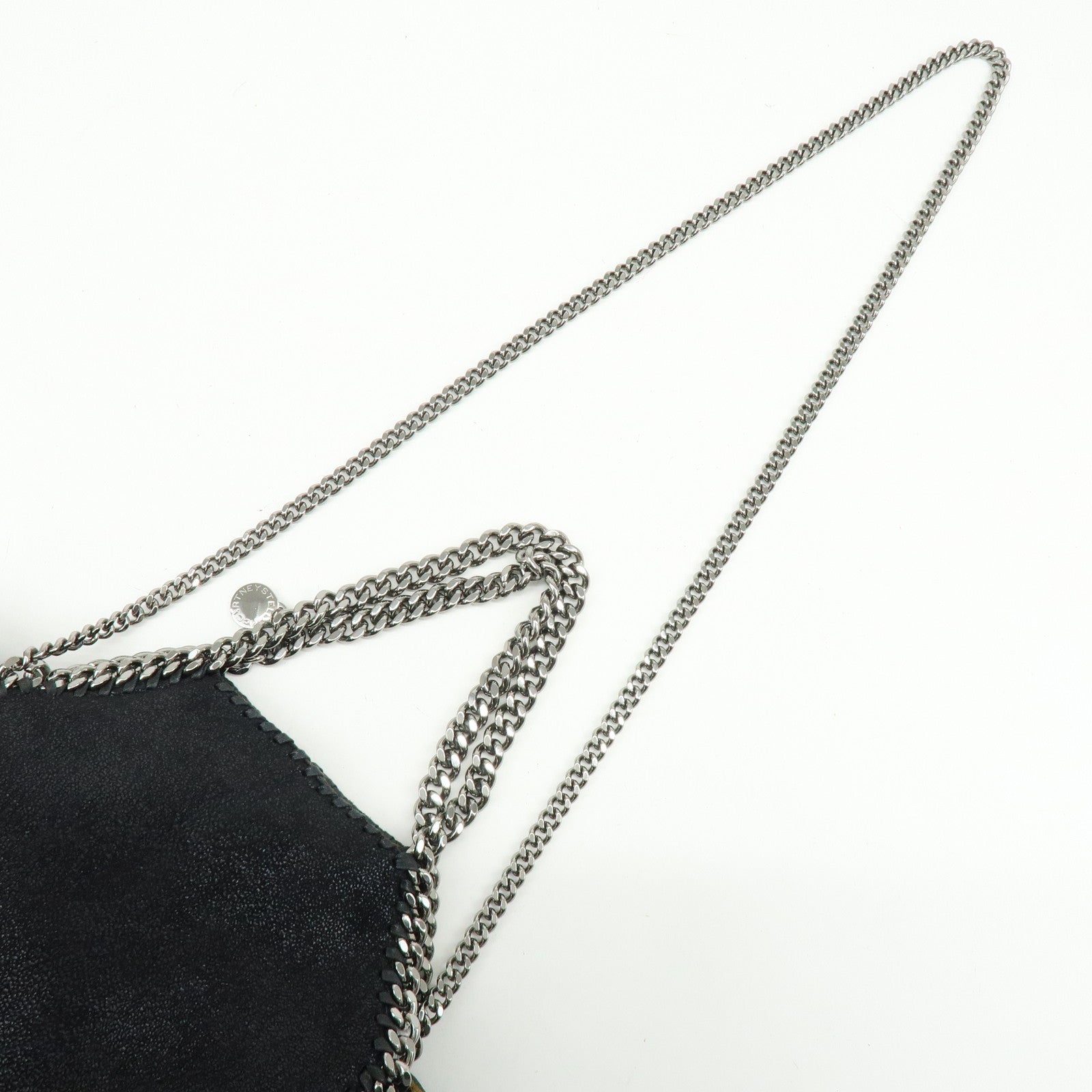 STELLA MCCARTNEY Falabella Polyester 2Way Bag Black Yellow