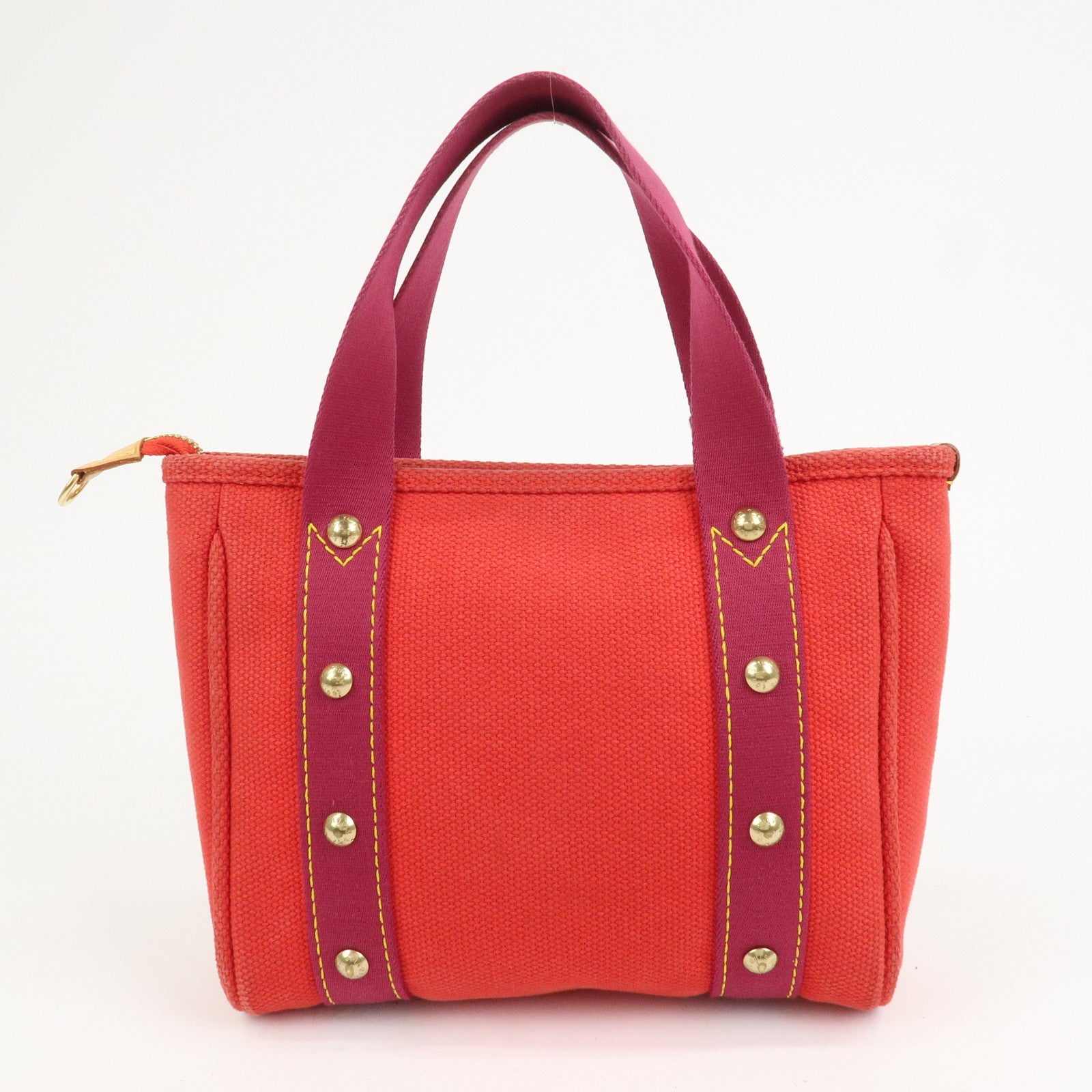 Louis Vuitton Antigua Cabas PM Hand Bag Rouge M40037