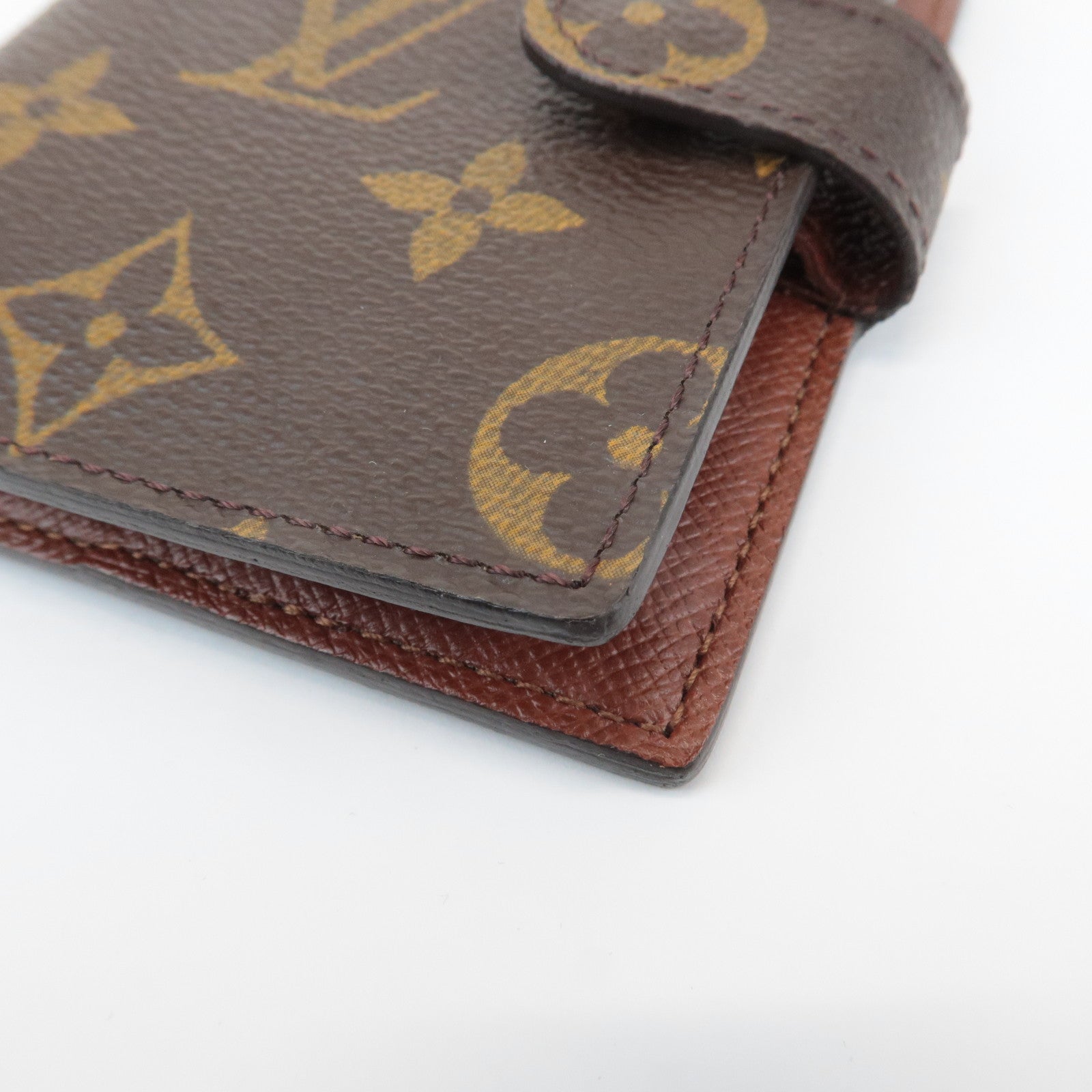 Louis Vuitton Monogram Agenda Mini Planner Cover Brown R20007 Used
