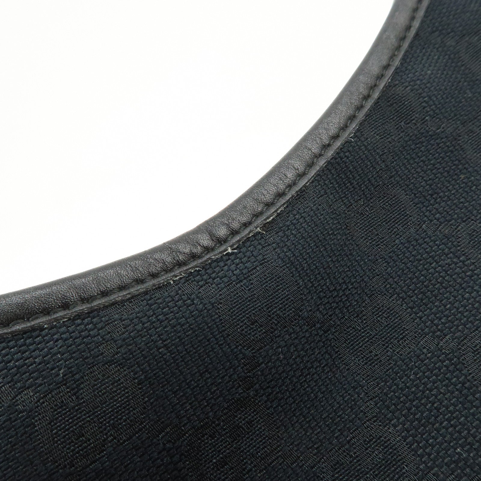 GUCCI Interlocking G GG Monogram Canvas Leather Shoulder Bag 169947