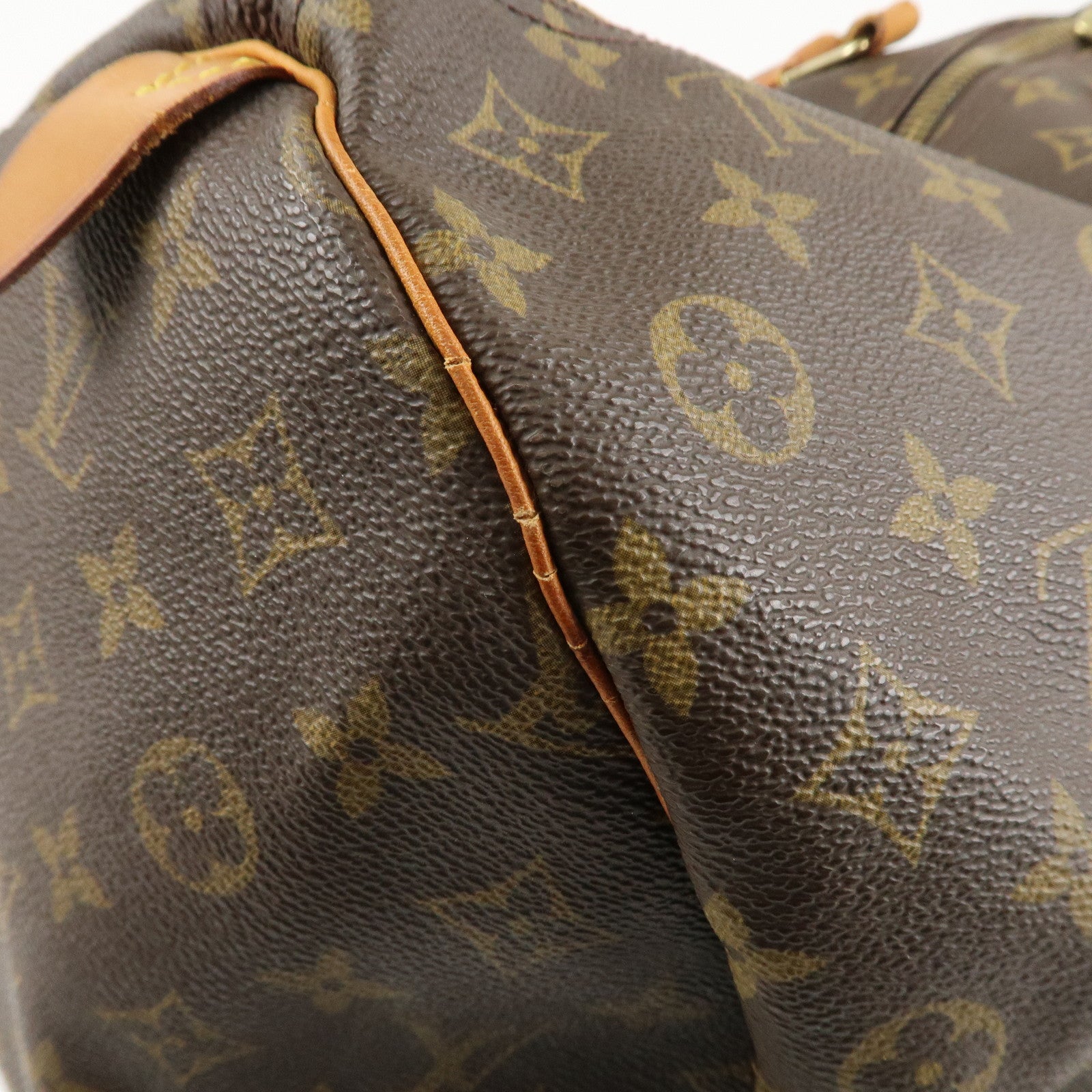 Louis Vuitton Monogram Keep All 60 Boston Bag Brown M41422 Used