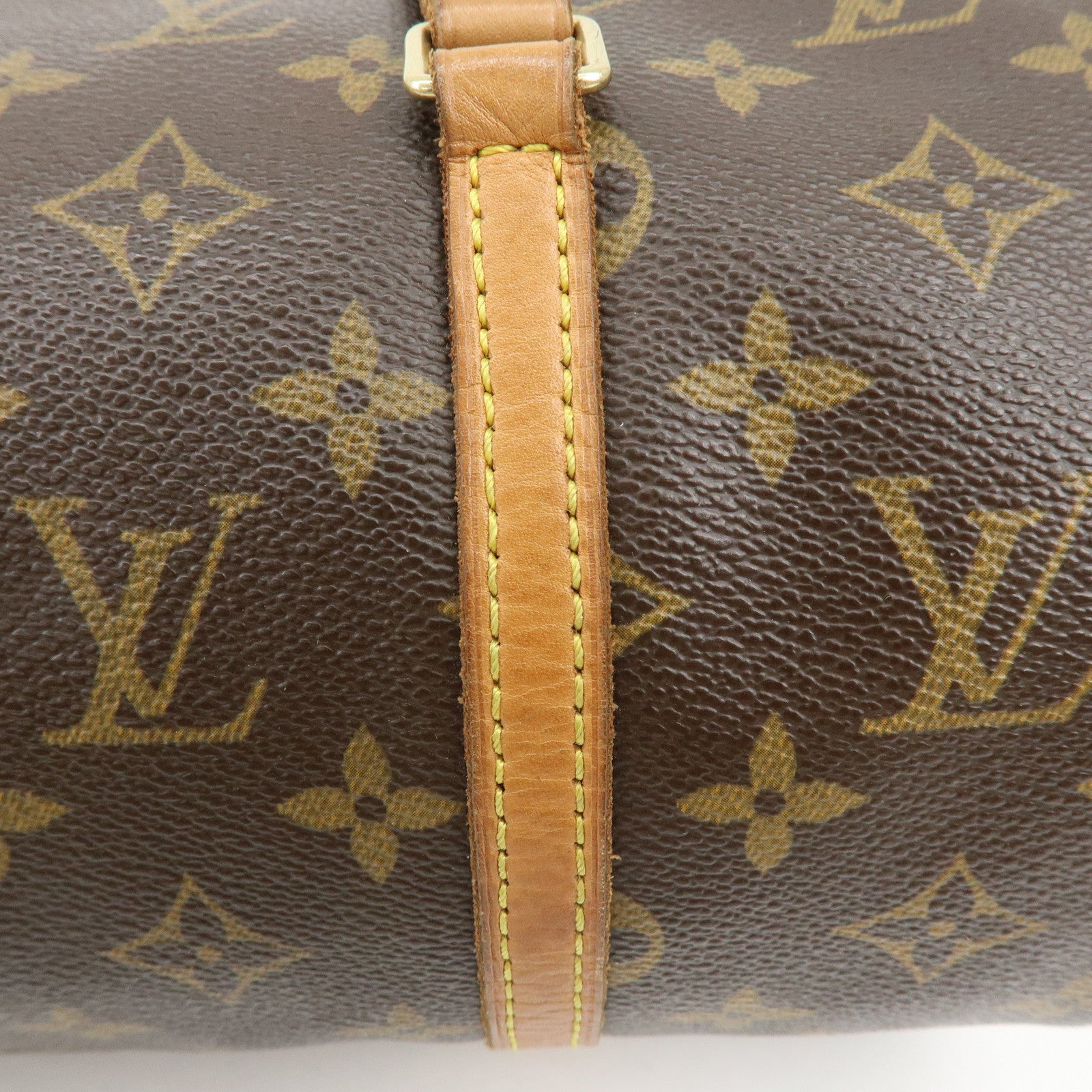 Louis Vuitton Monogram Papillon 30 Hand Bag Brown M51385