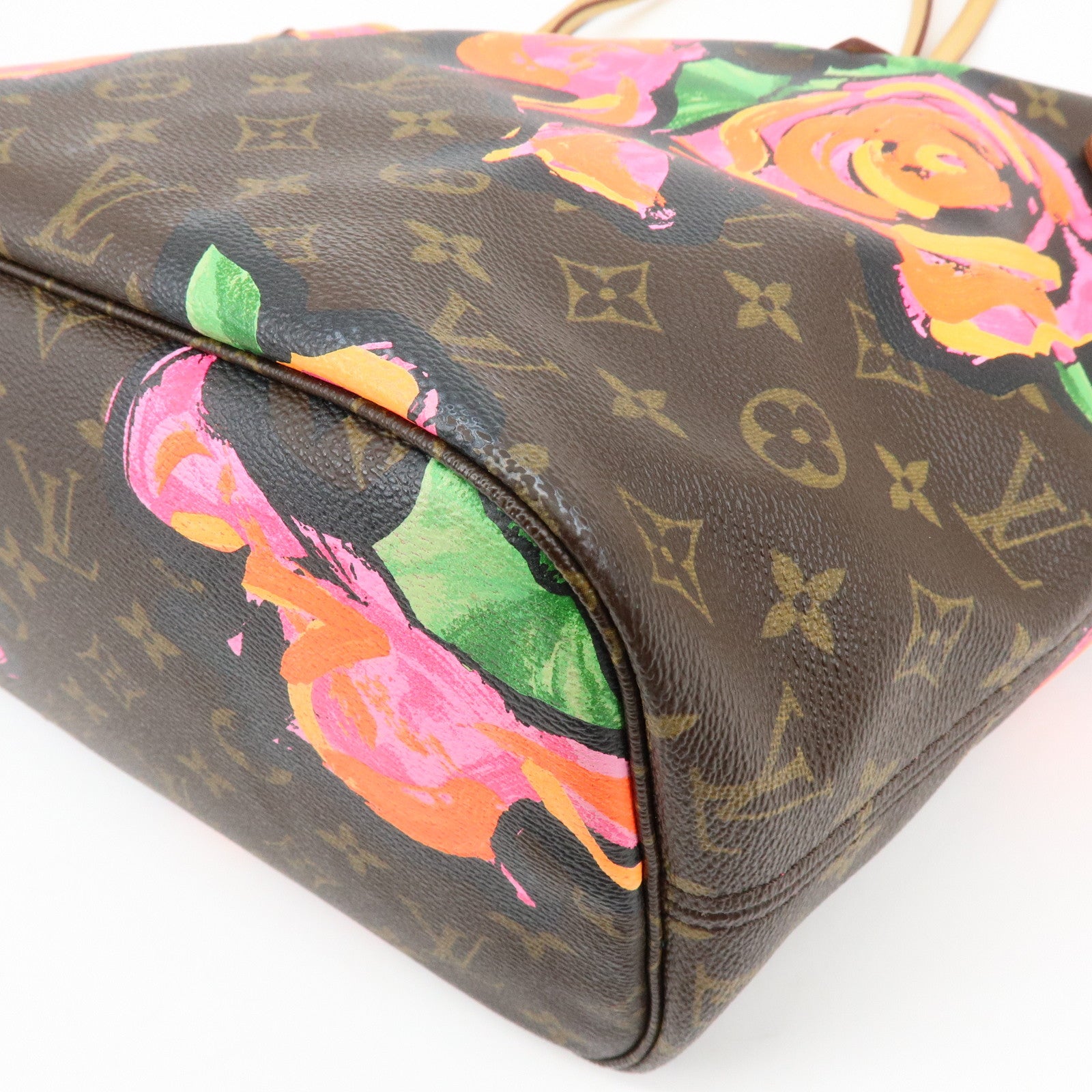 Louis Vuitton Monogram Rose Neverfull MM Tote Shoulder Bag M48613