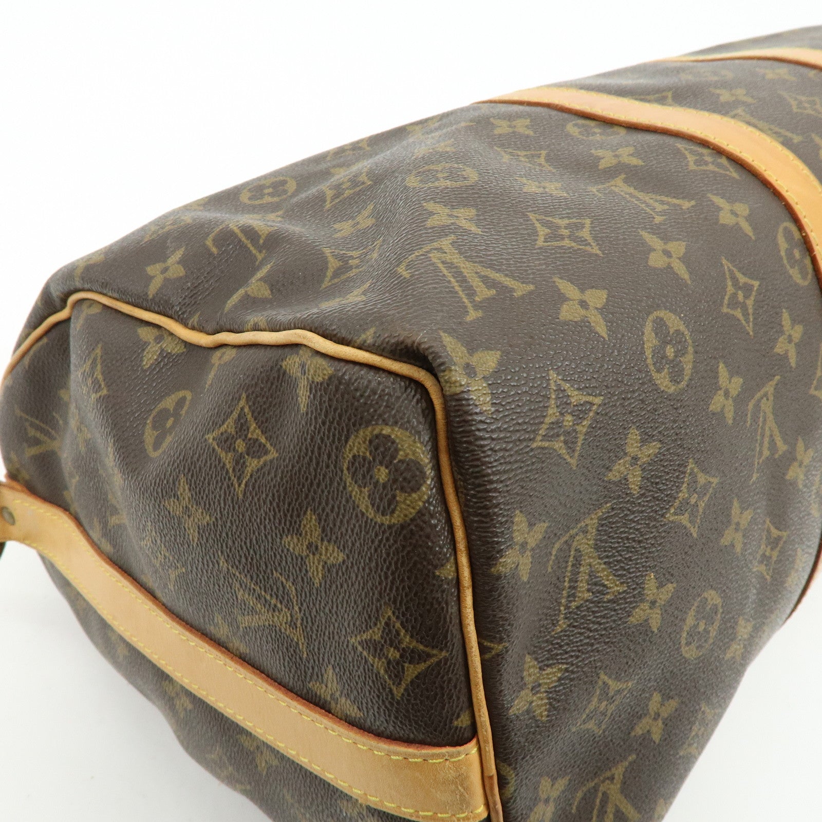 Louis Vuitton Monogram Keep All Bandouliere 45 Boston Bag M41418