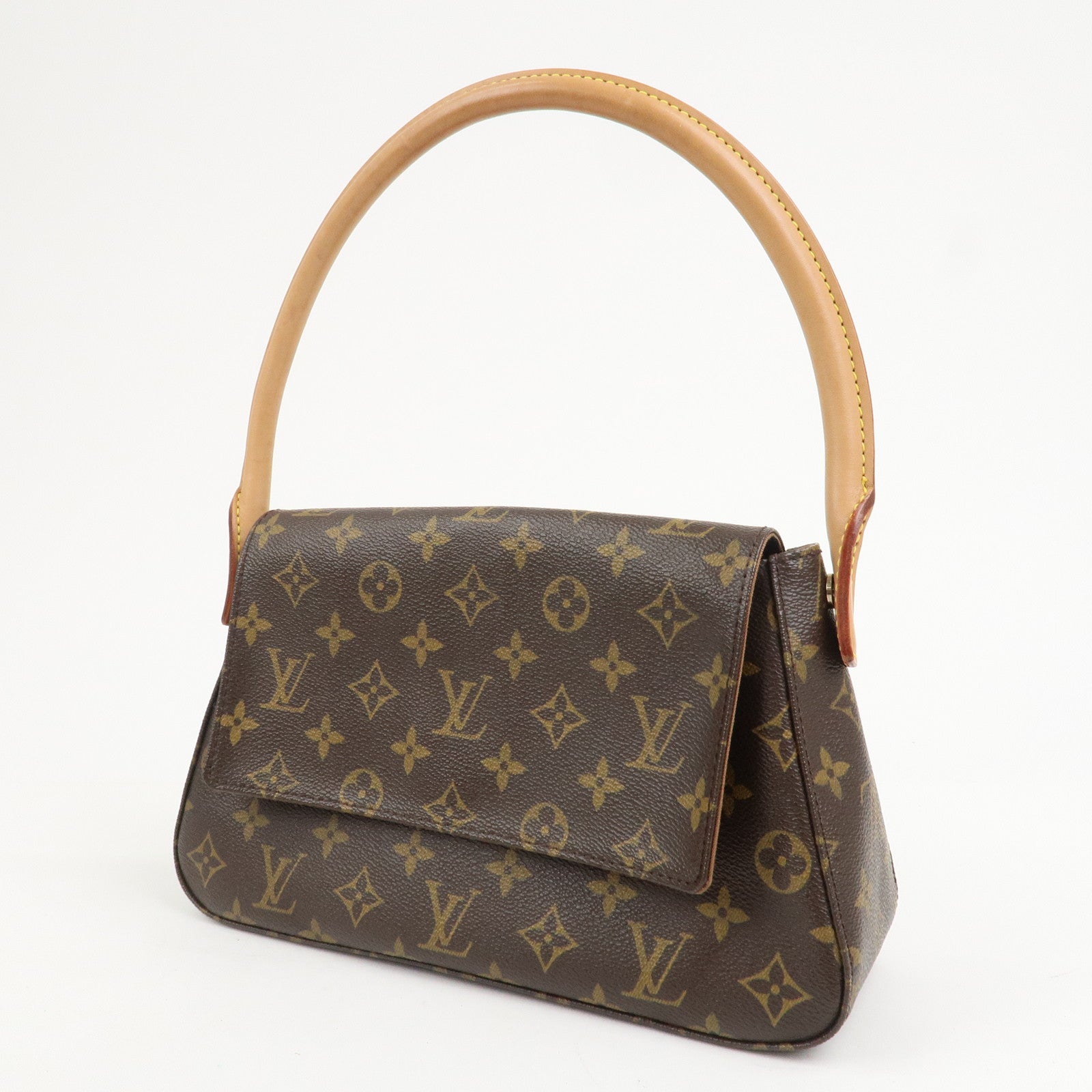 Louis Vuitton Monogram Mini Looping Shoulder Bag Brown M51147