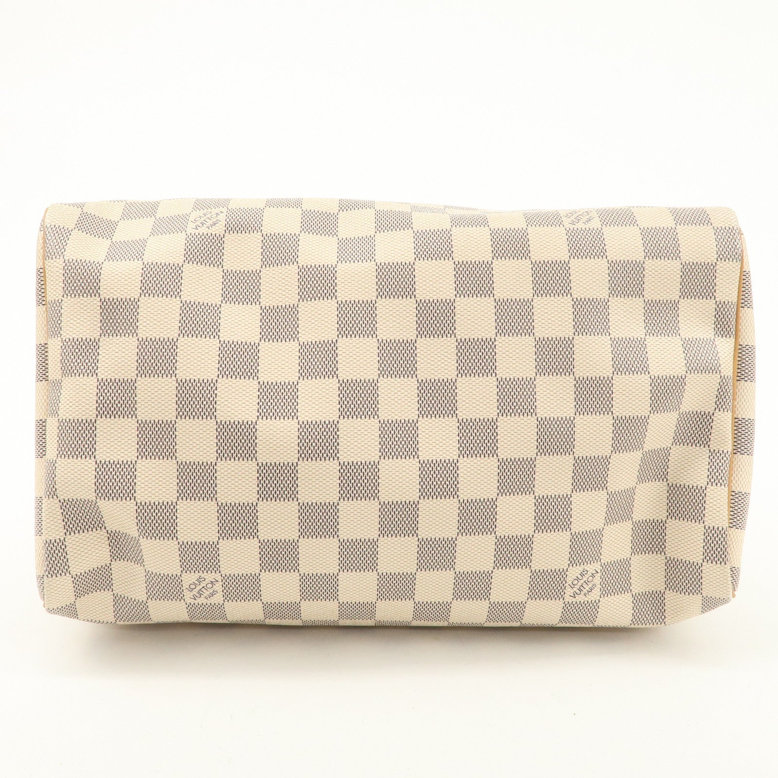 Louis Vuitton Damier Azur Speedy 30 Hand Bag Boston Bag N41533 Used