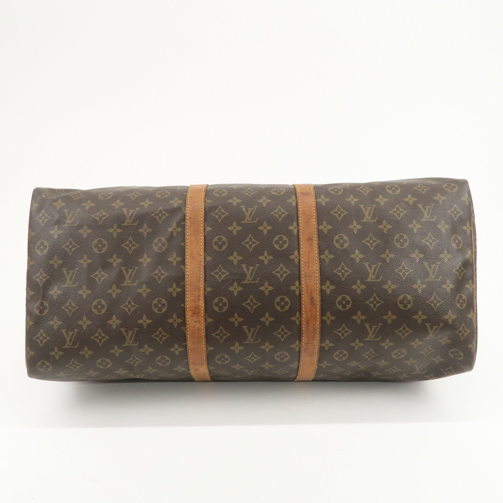 Louis Vuitton Monogram Keep All 60 Boston Bag Brown M41422