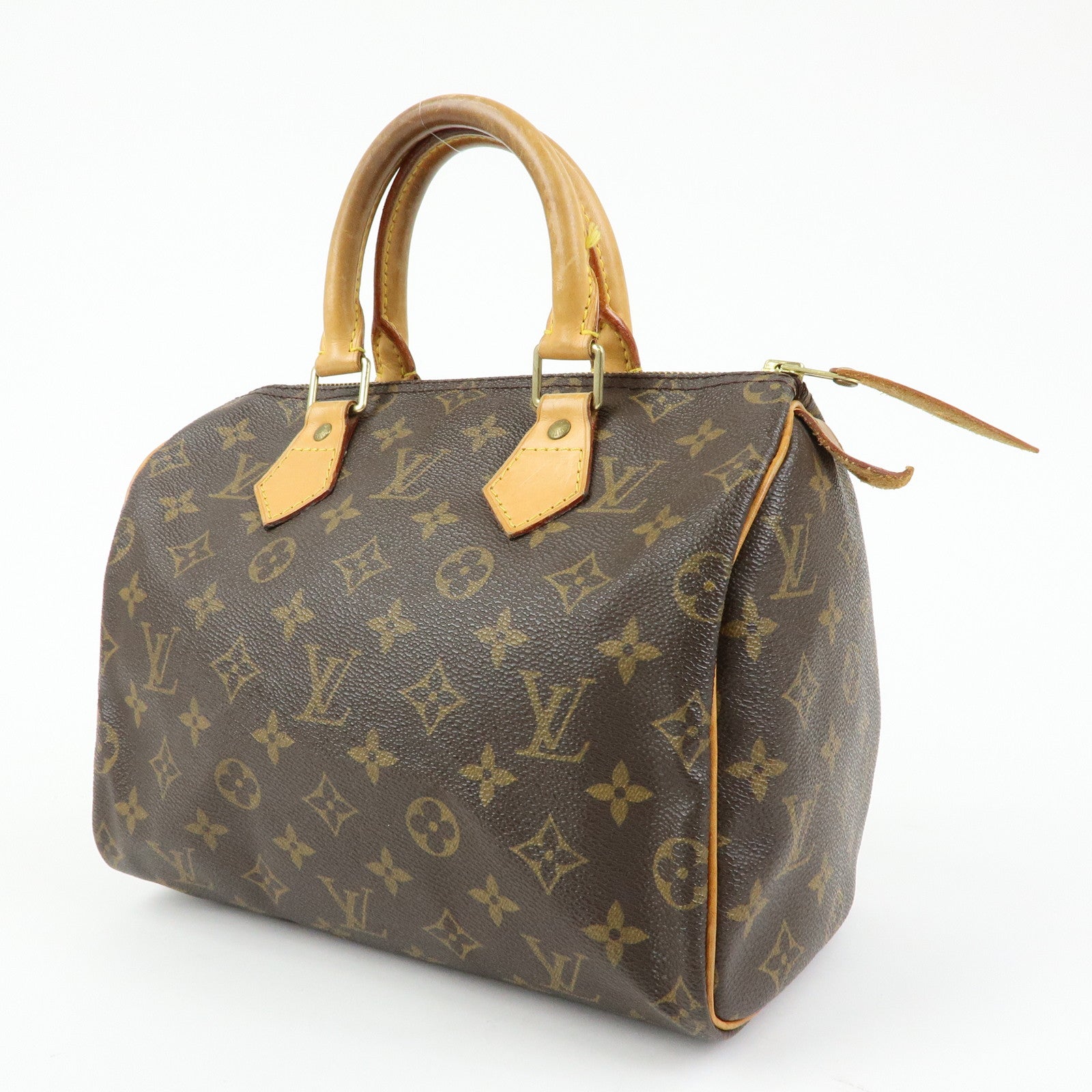 Louis Vuitton Monogram Speedy 25 Boston Bag Hand Bag Brown M41528