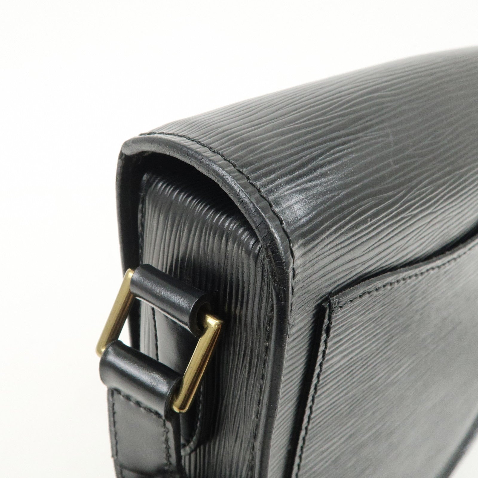 Louis Vuitton Epi Saint Cloud Shoulder Bag Black Noir M52192