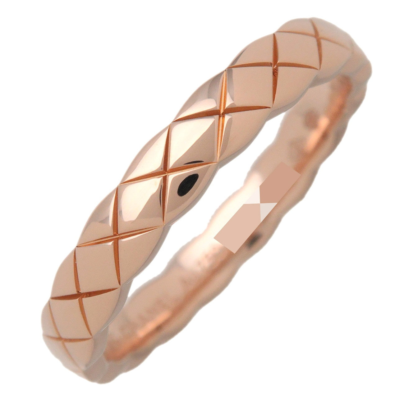 CHANEL COCO Crush Mini Ring Small K18 750PG Rose Gold # US6 J11785