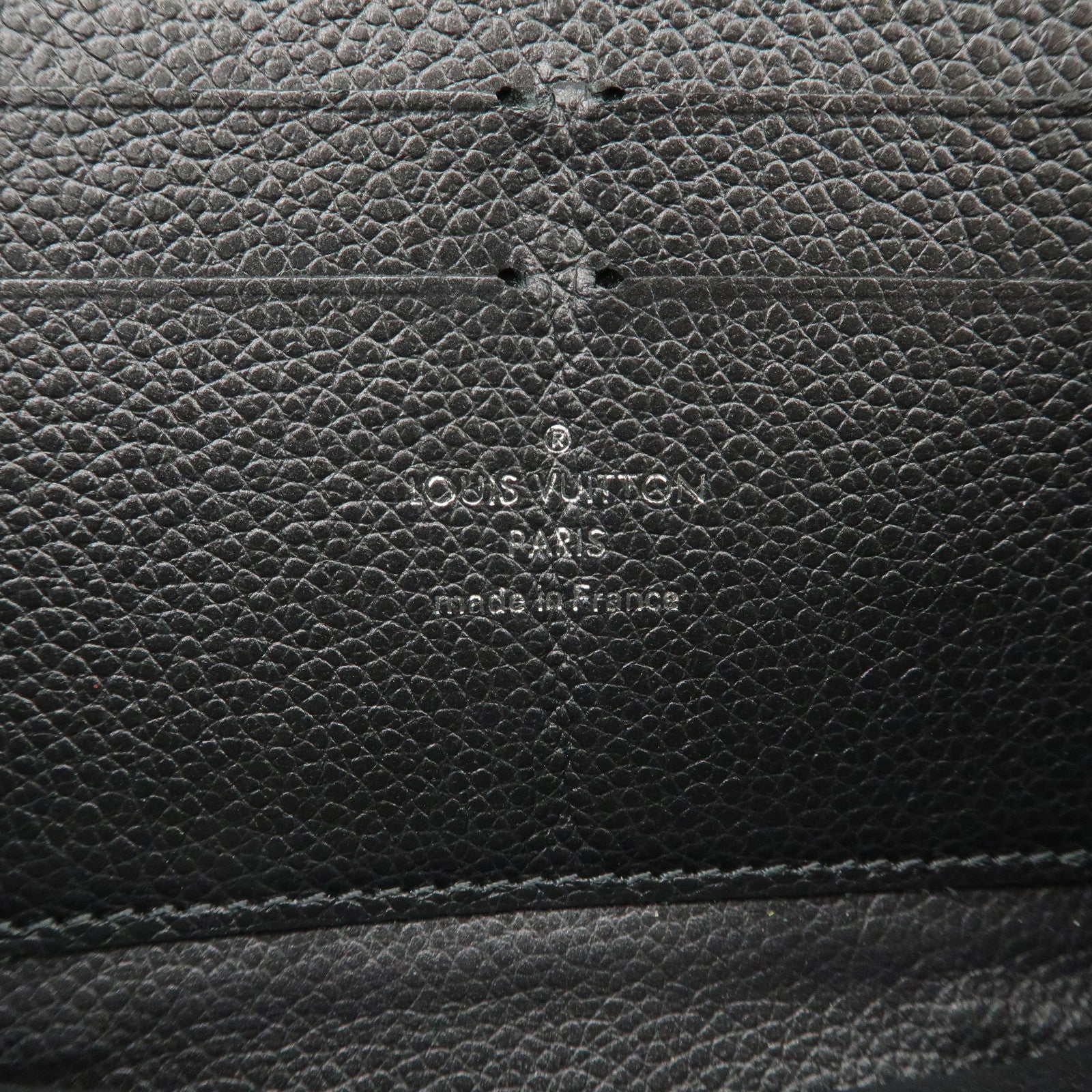 Louis Vuitton Empreinte Leather Studs Zippy Wallet Platine M61442