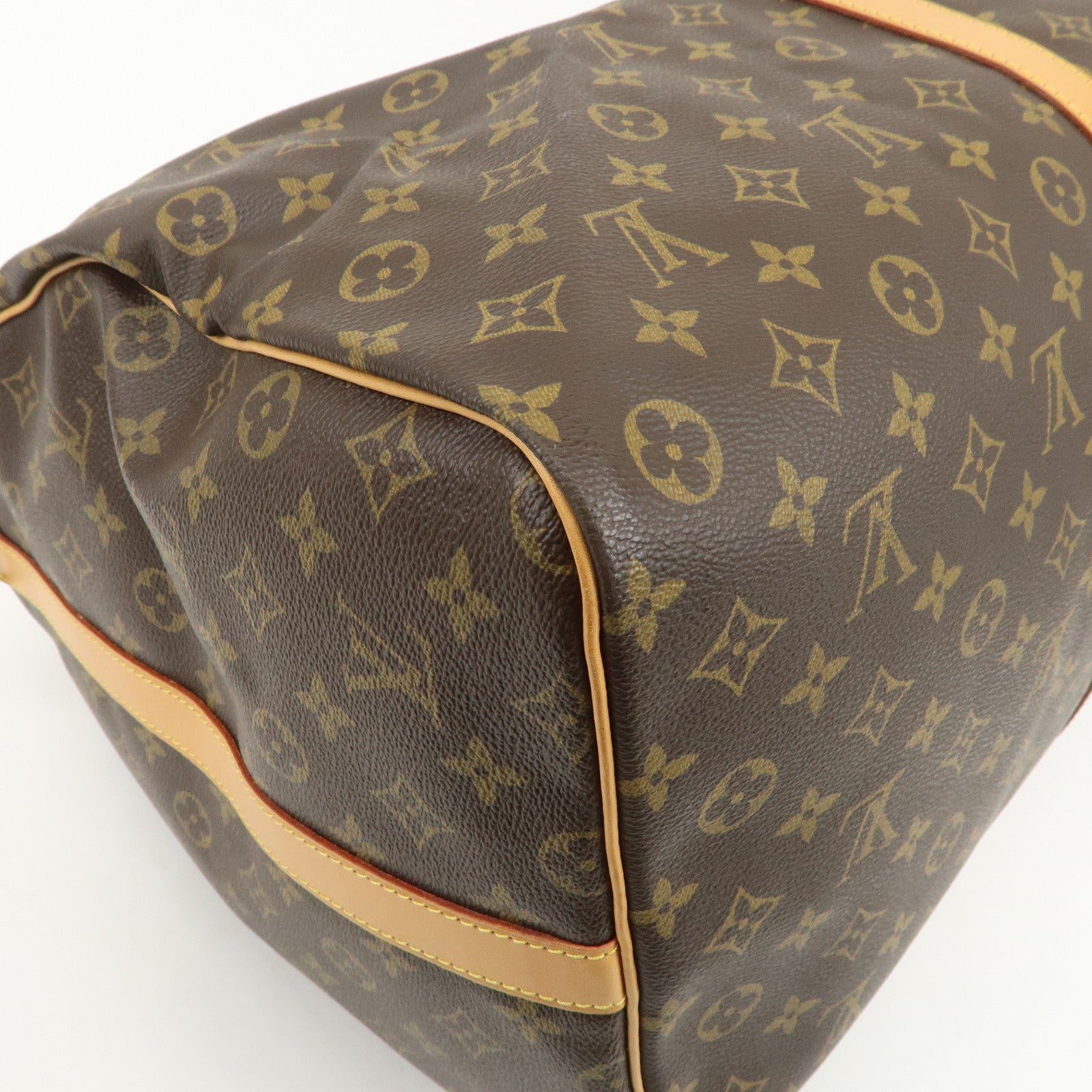 Louis Vuitton Monogram Keep All Bandouliere 60 Boston Bag M41412
