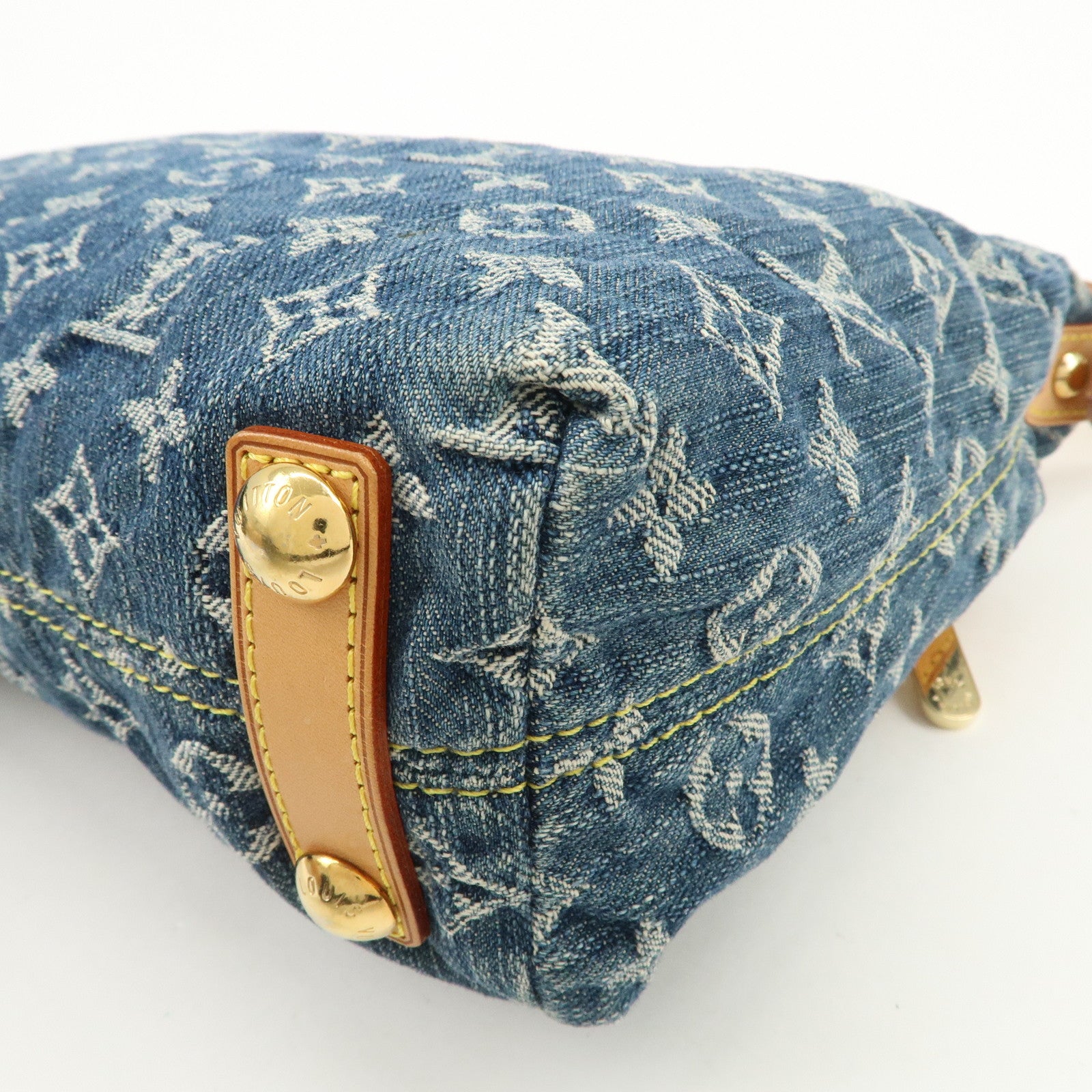 Louis Vuitton Monogram Denim Baggy PM 2Way Bag Shoulder Bag M95049