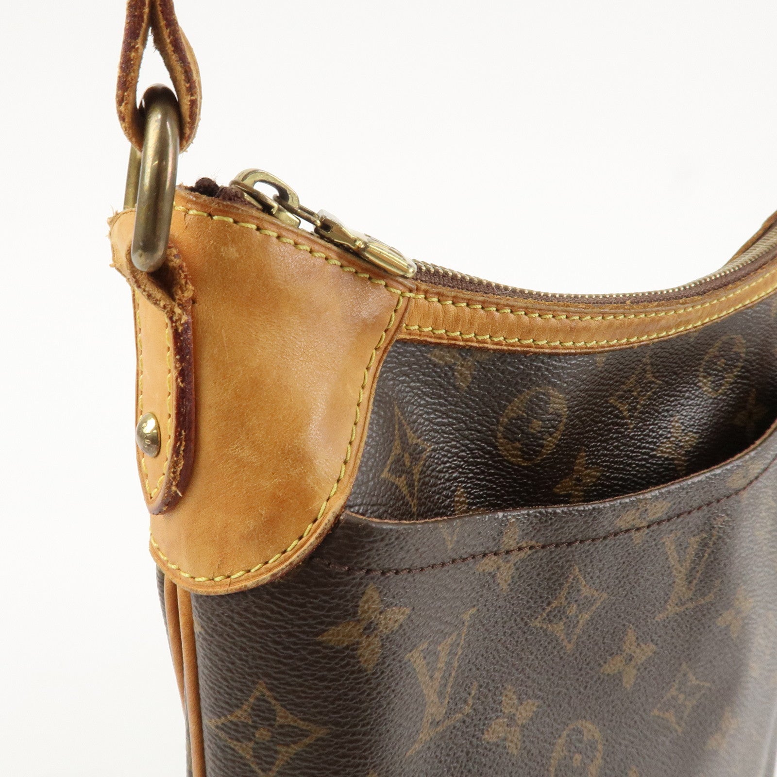 Louis Vuitton Monogram Odeon PM Crossbody Bag Shoulder Bag Brown M56390 Used