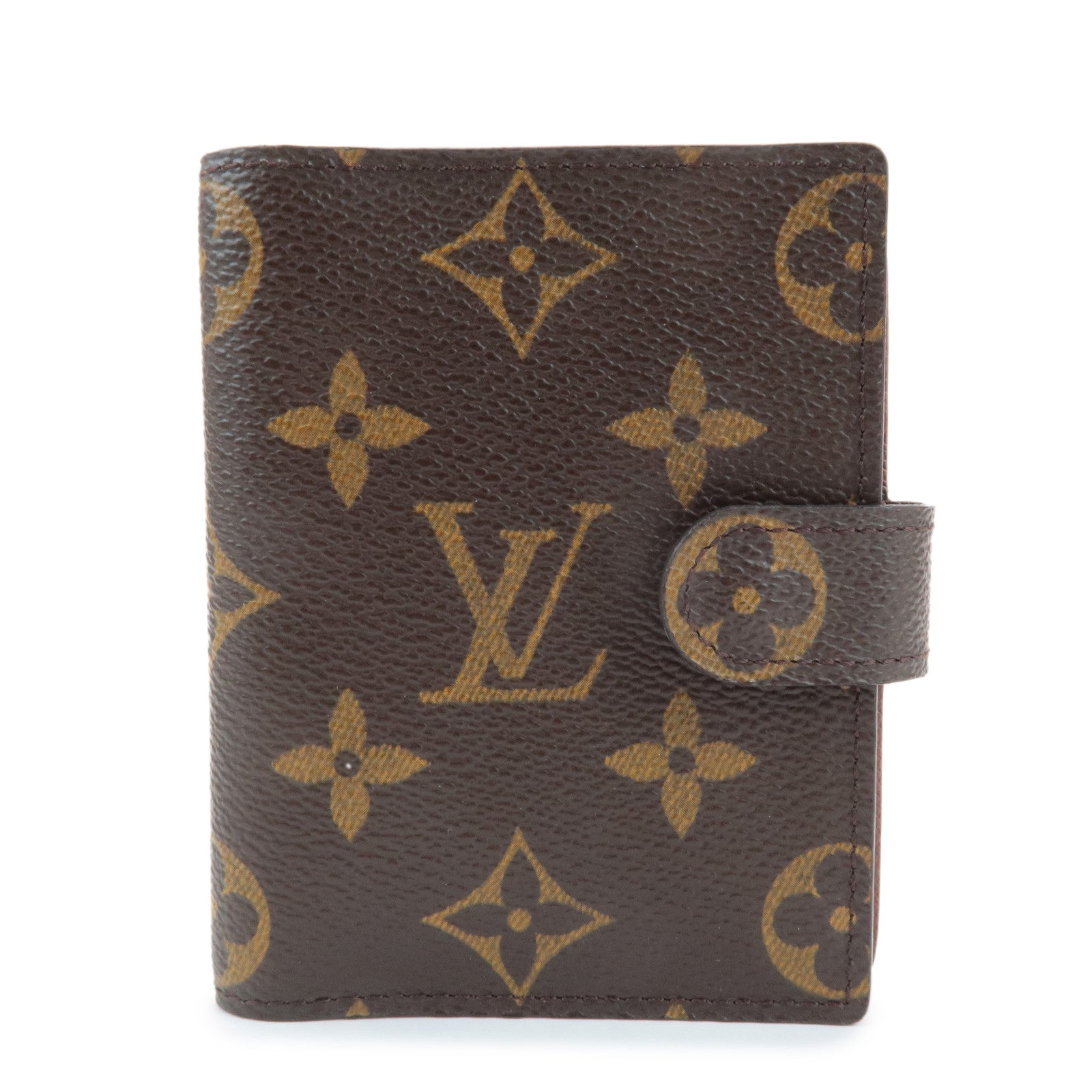 Louis Vuitton Monogram Agenda Mini Planner Cover Brown R20007 Used