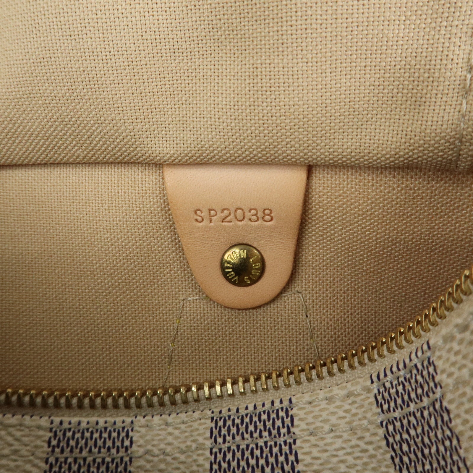Louis Vuitton Damier Azur Speedy 25 Boston Bag Hand Bag N41534 Used