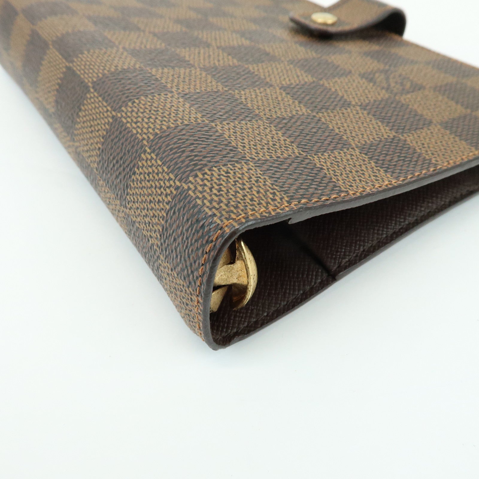 Louis Vuitton Damier Agenda GM Canvas Planner Cover Ebene R20107