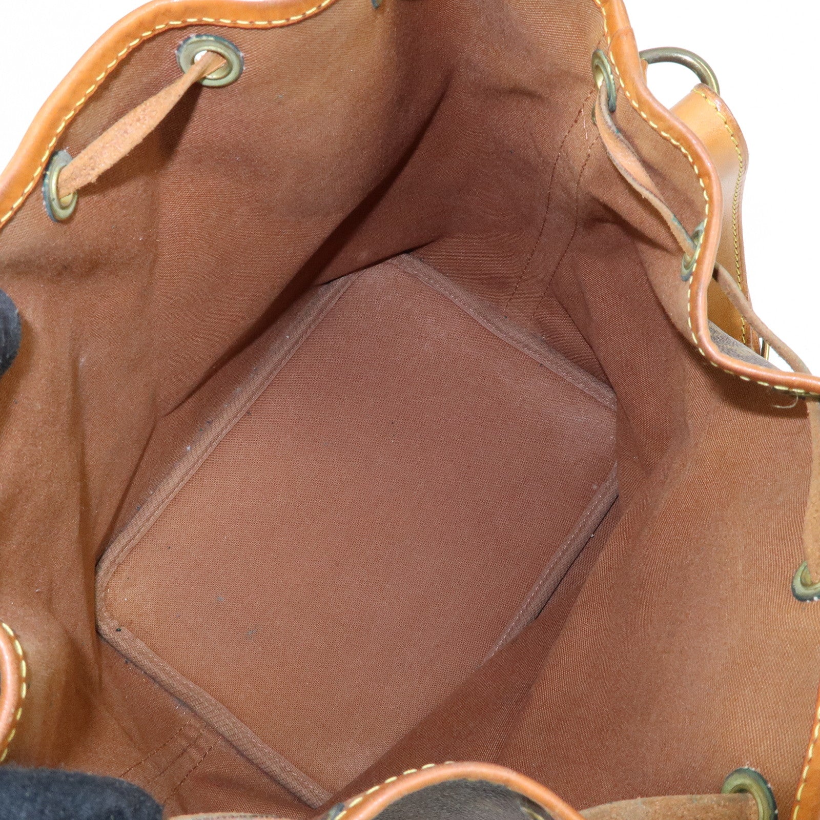 Louis Vuitton Monogram Petit Noe Shoulder Bag Brown M42226