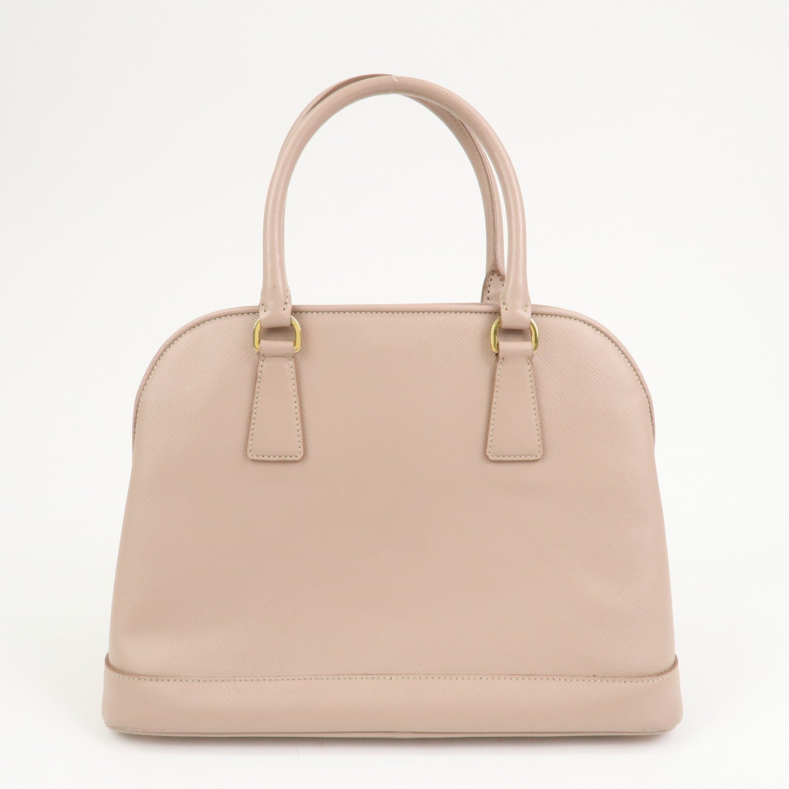 PRADA Triangle Logo Saffiano Leather 2Way Bag Hand Bag Pink BN2567