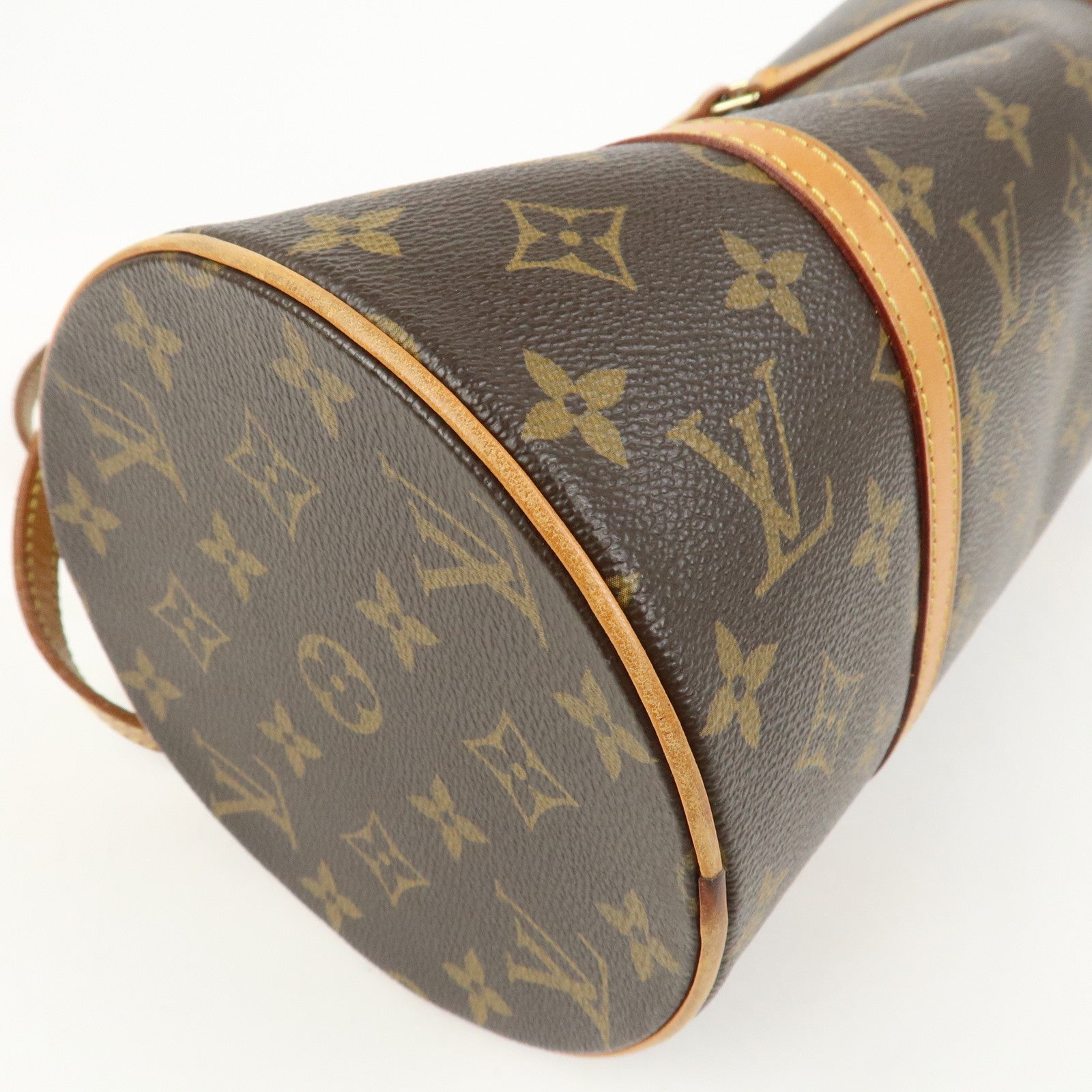 Louis Vuitton Monogram Papillon 30 Hand Bag Brown M51365