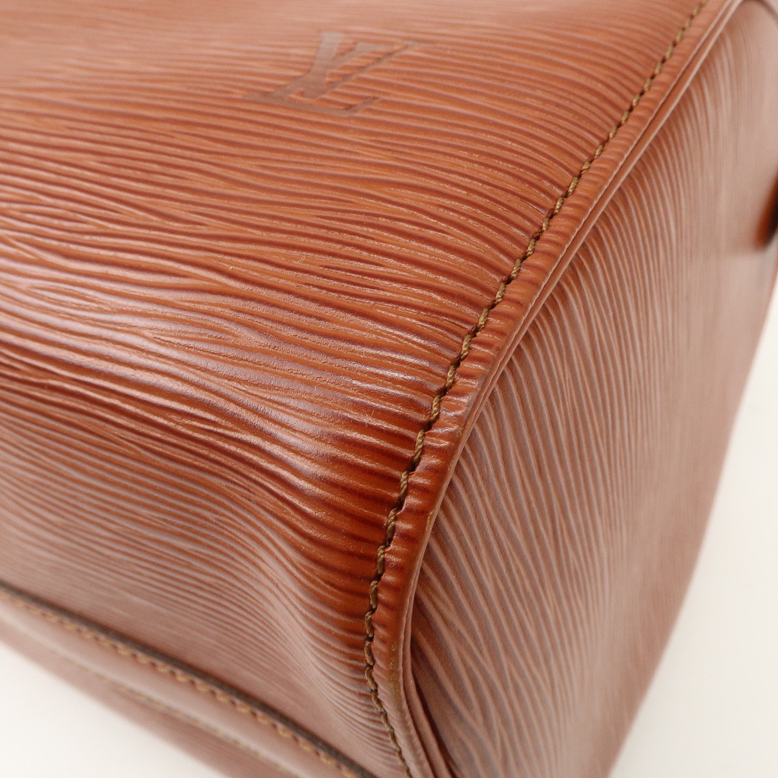 Louis Vuitton Epi Speedy 25 Hand Boston Bag Kenya Brown M43013 Used
