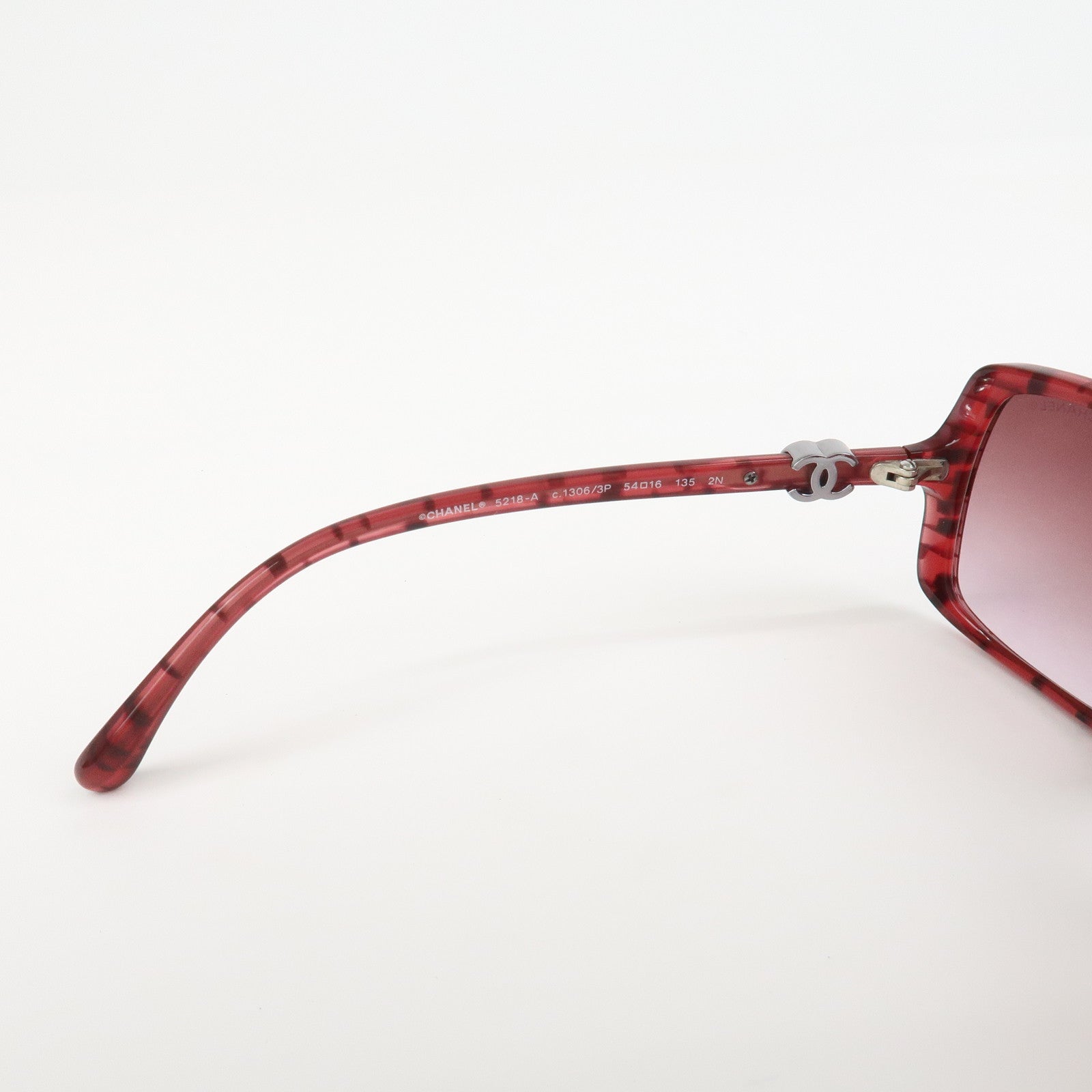 CHANEL COCOMark Plastic Sunglasses 5218-A c.1306/3P 54□16 135 2N